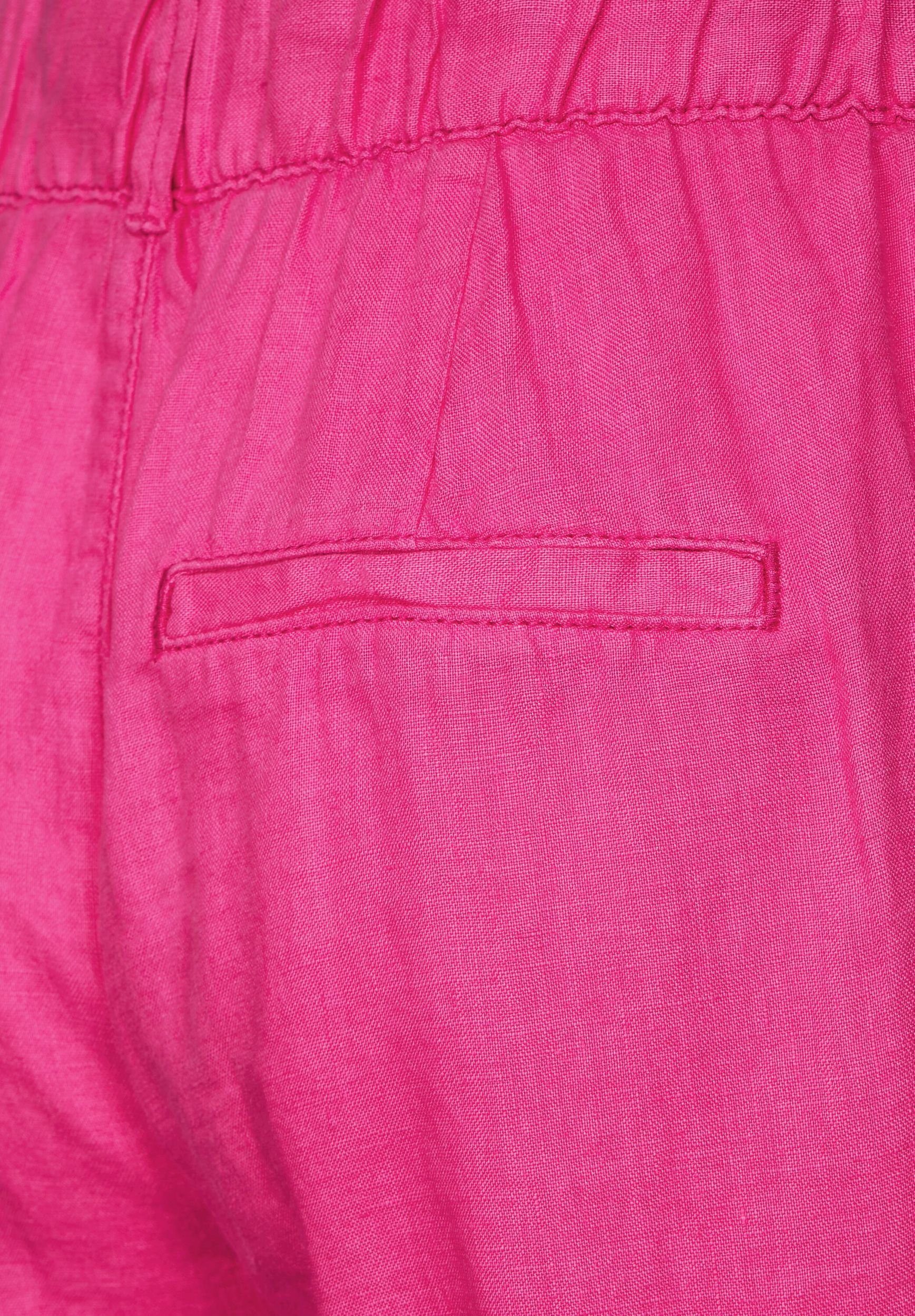 Loose pink Fit Leinenhose Stoffhose STREET oasis ONE