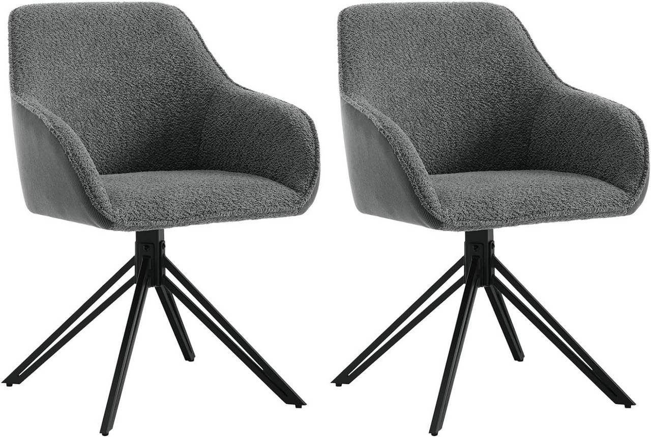 Woltu Esszimmerstuhl (Set, 2 St), drehbar mit Armlehnen Küchenstuhl Polster günstig online kaufen