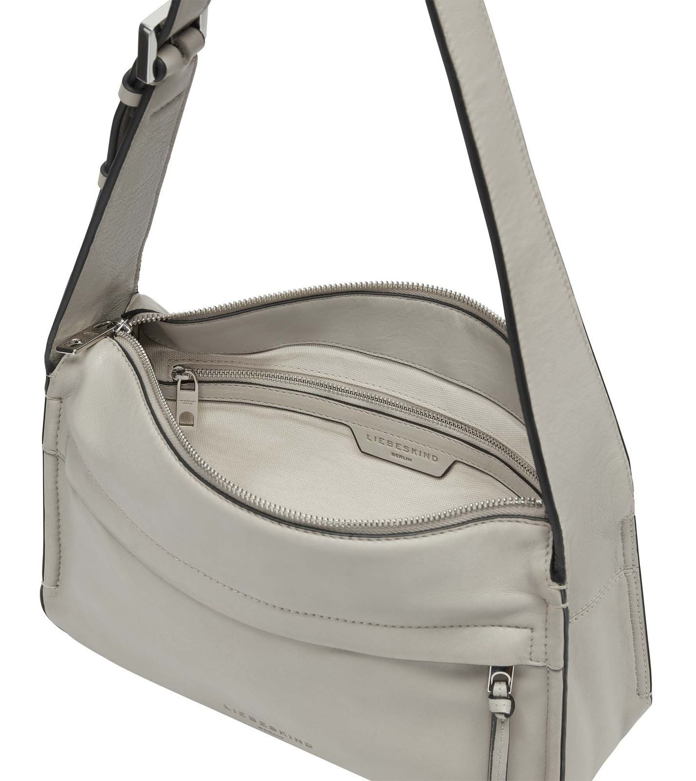Liebeskind Berlin Schultertasche Hobo Bag, aus echtem Schafsleder