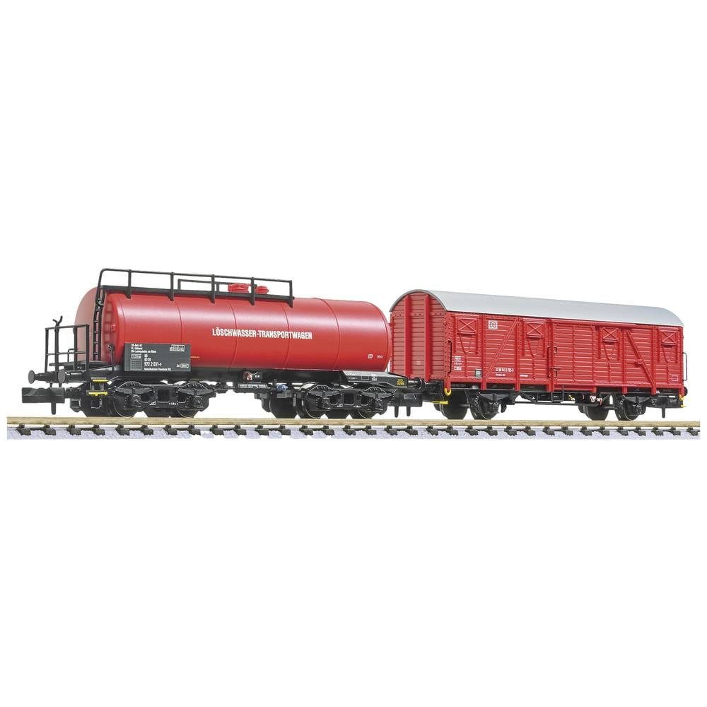 Güterwagen N Löschwasser-Transportwagen-Set der DB AG