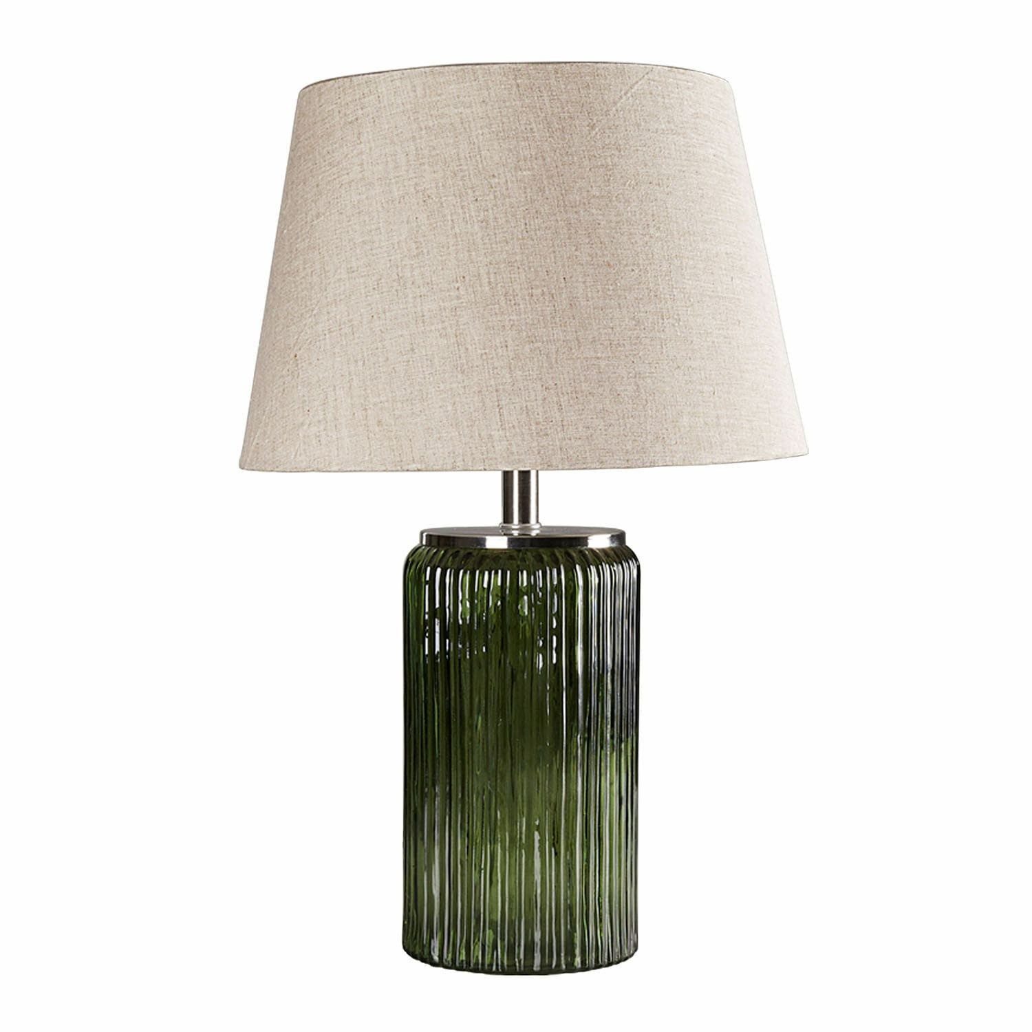 Mirabeau Tischleuchte Tischlampe Thalindor grün/creme günstig online kaufen