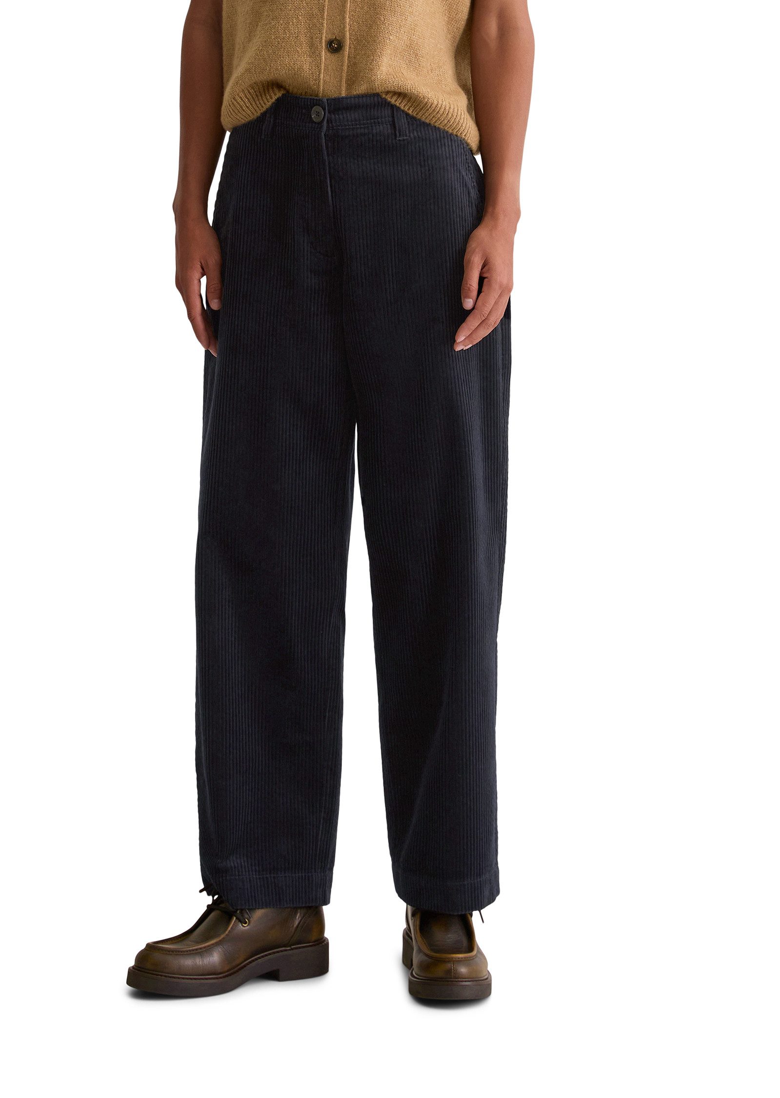 Marc O'Polo 5-Pocket-Hose Lande loose fit aus Organic Cotton, Cordhose günstig online kaufen