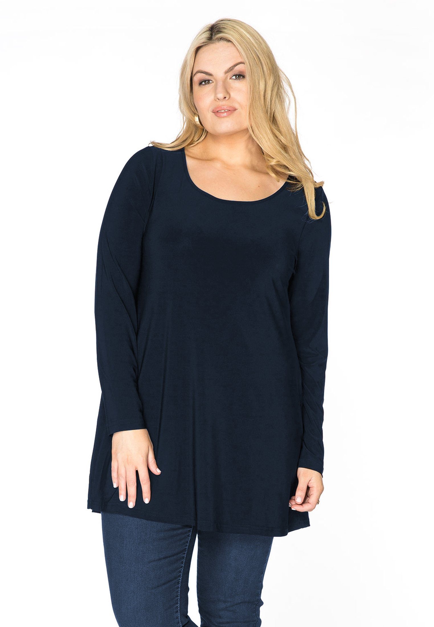 YOEK Tunika Damen Langarmshirt Große Größen günstig online kaufen