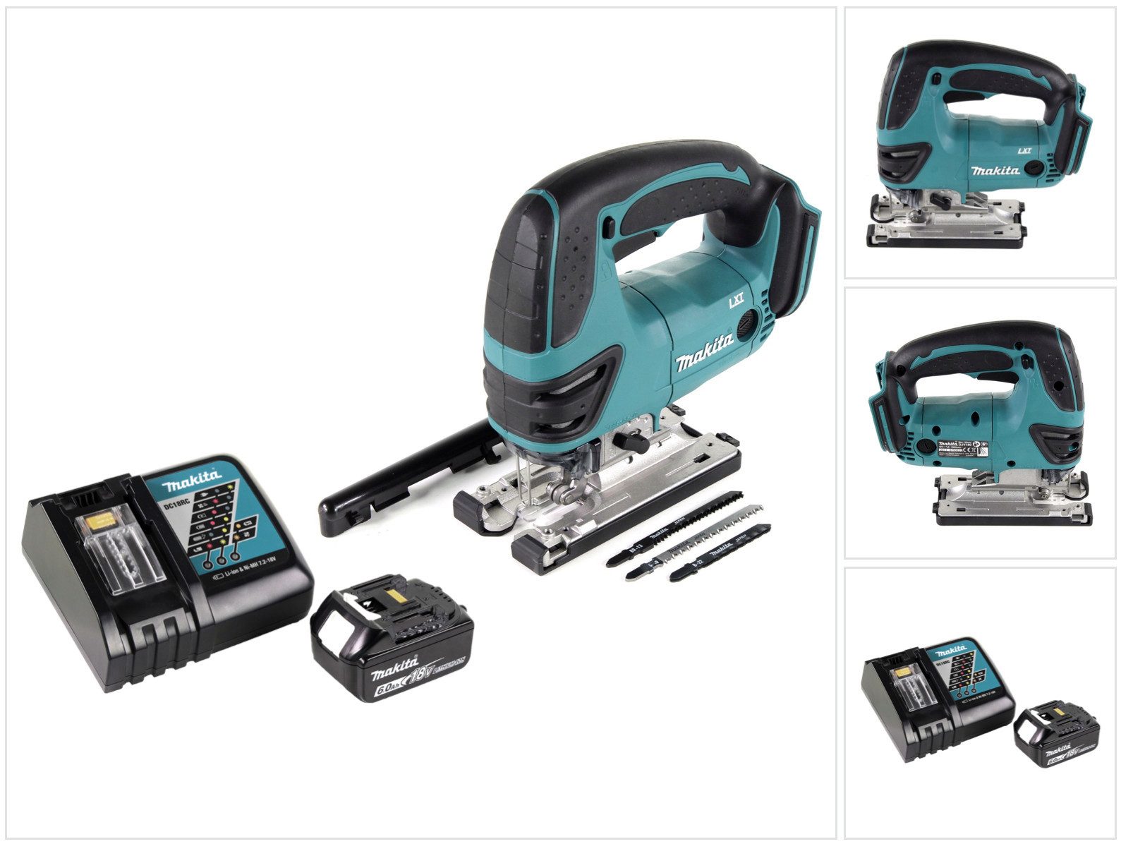 Makita Akku-Stichsäge DJV 180 RG1 Akku Stichsäge 18V + 1x Akku 6,0 Ah + Ladegerät