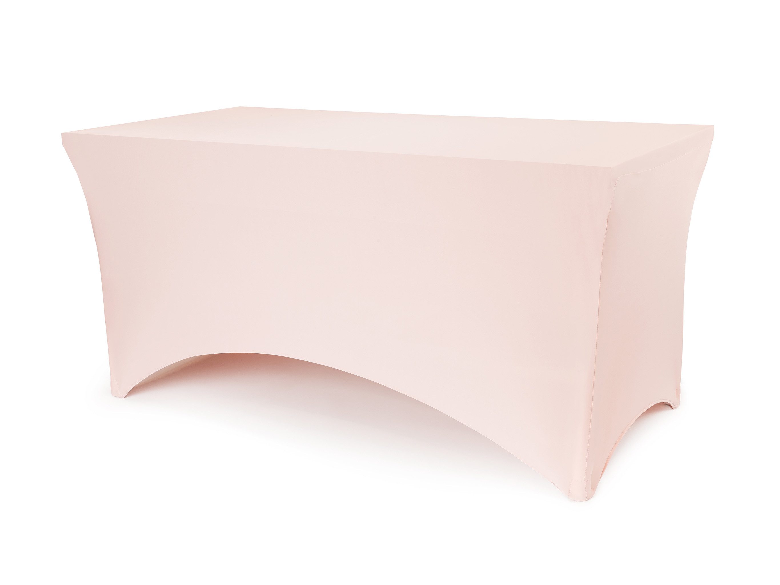 partydeco Tischschonbezug, Tischhusse 183x76cm rechteckig Rosa