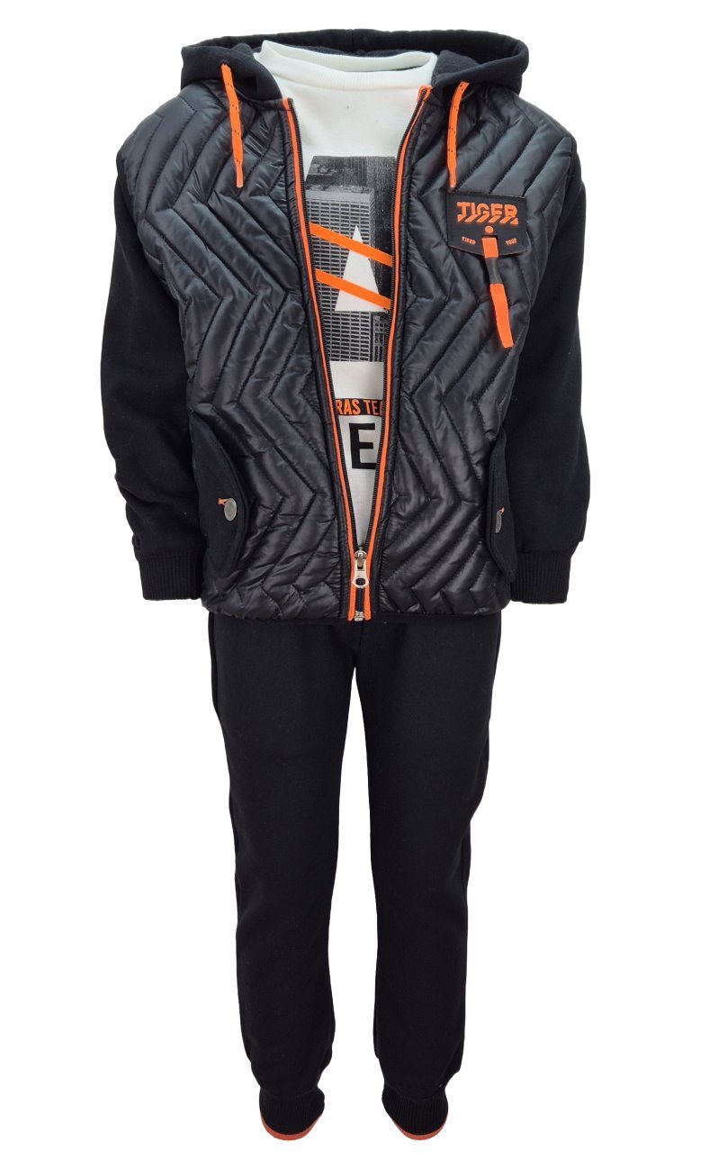 Schwarz/Orange