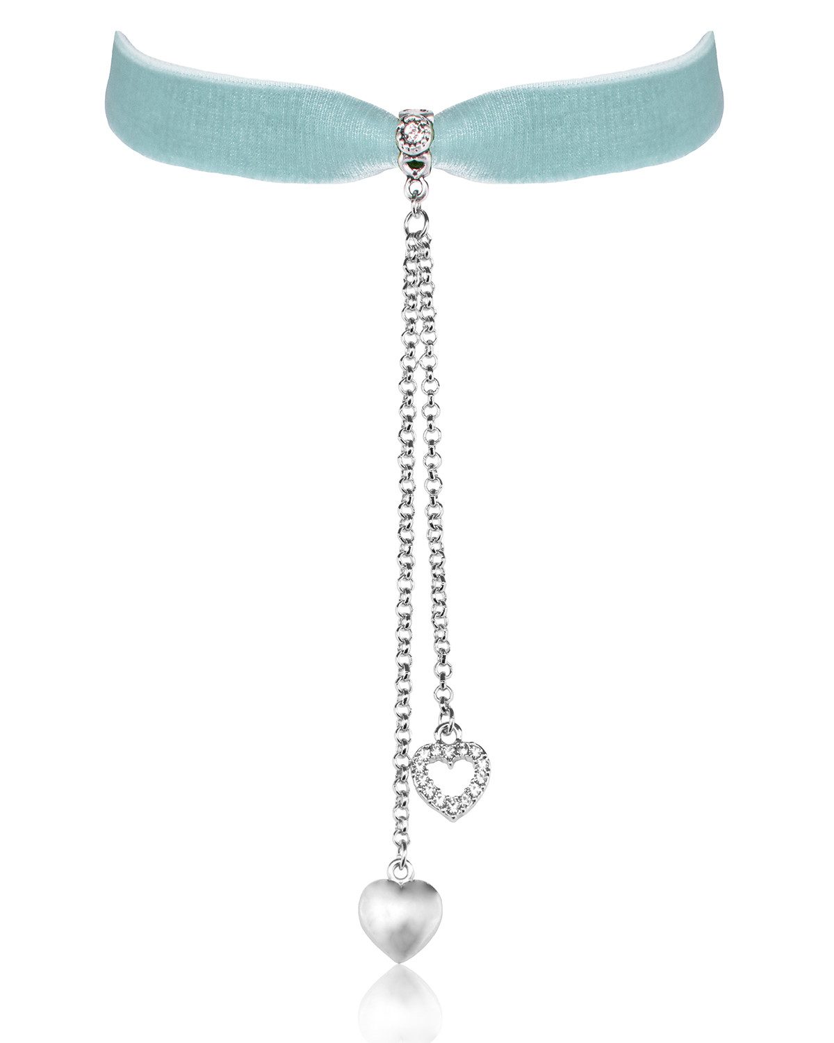 Kette mit Anhänger Samt Kropfband 'Mattea' Kristal von Swarovski® 482