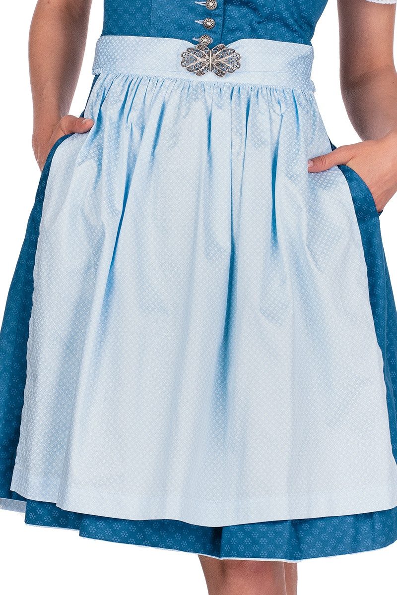 Alpenwahnsinn Dirndl Retro Dirndl 2tlg. - MIALENA - minze/tanne, tinte/eisblau