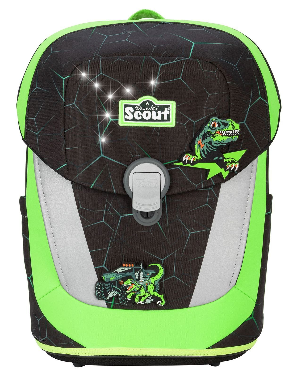 Scout Schulranzen Sunny II Set 5-teilig (Set, 4-tlg)