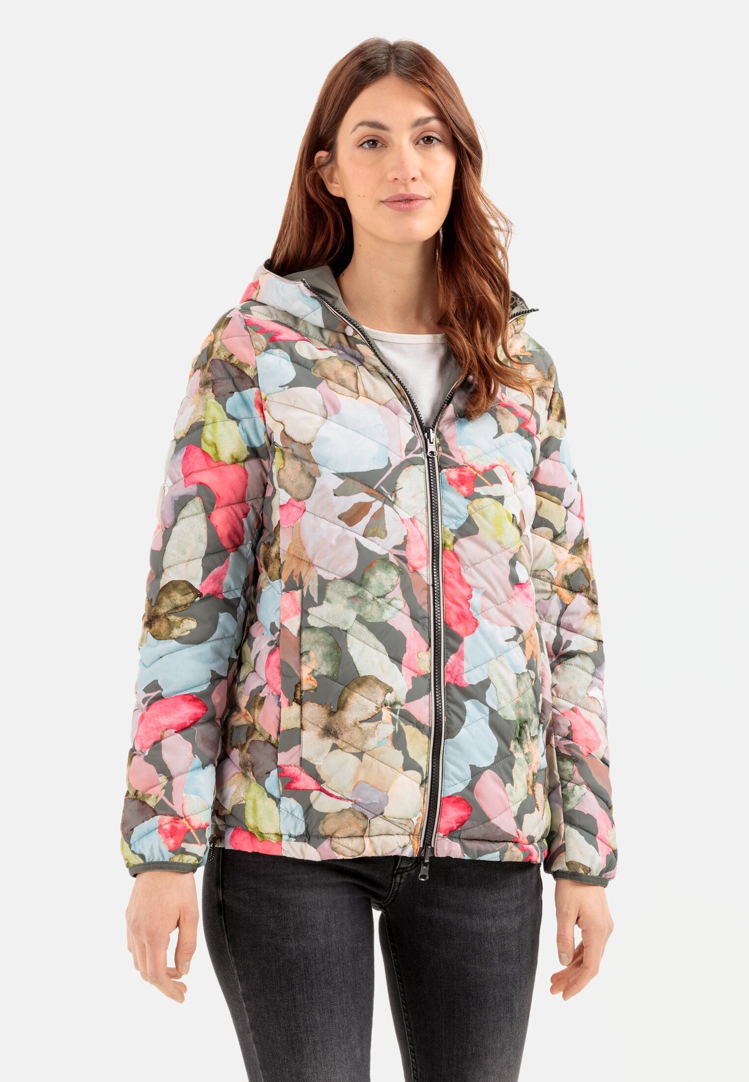 Outdoorjacke mit Kapuze