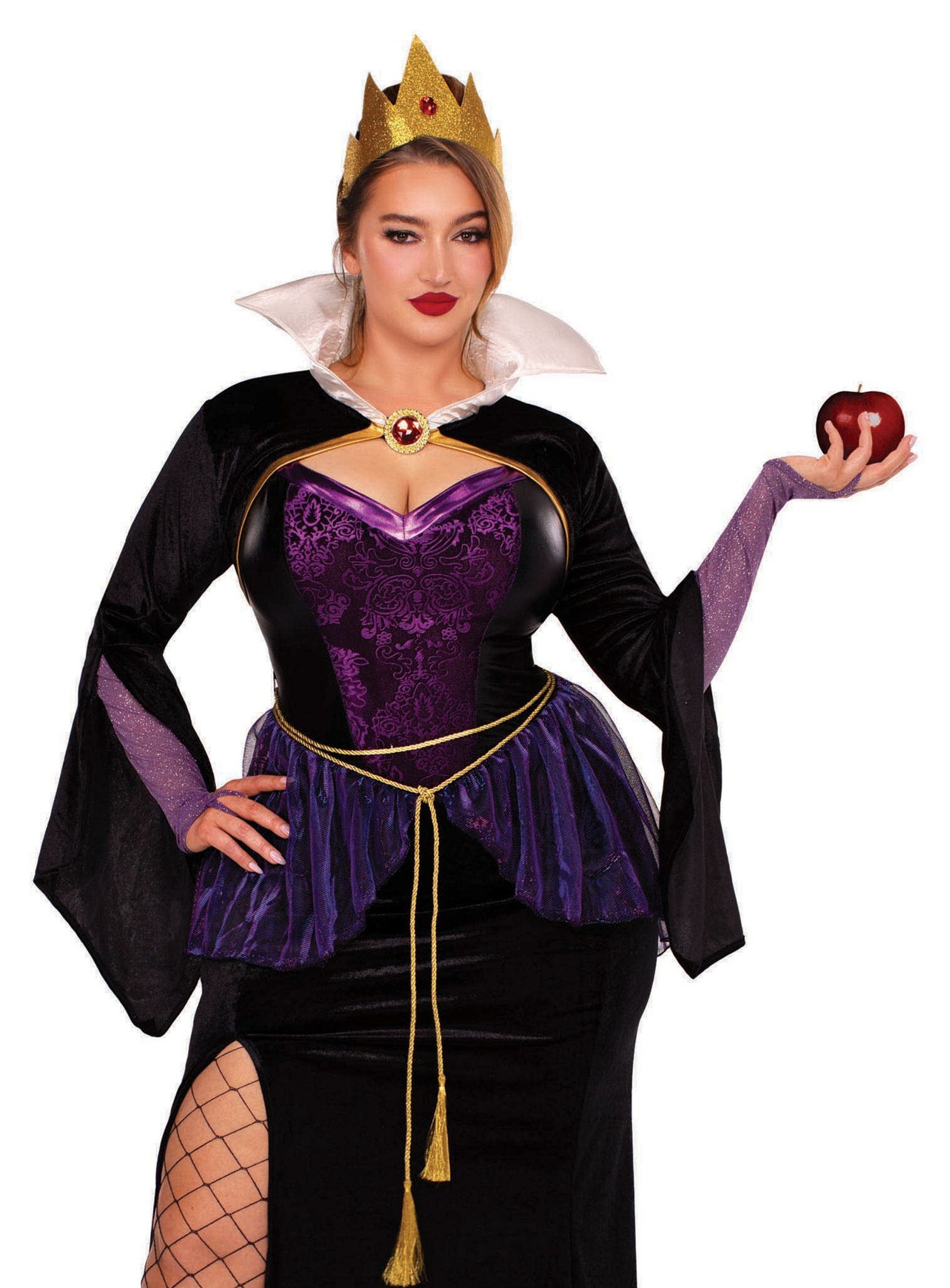 Leg Avenue Hexen-Kostüm Böse Königin XXL Kostüm, Düstere Märchenkönigin im verführerischen Look