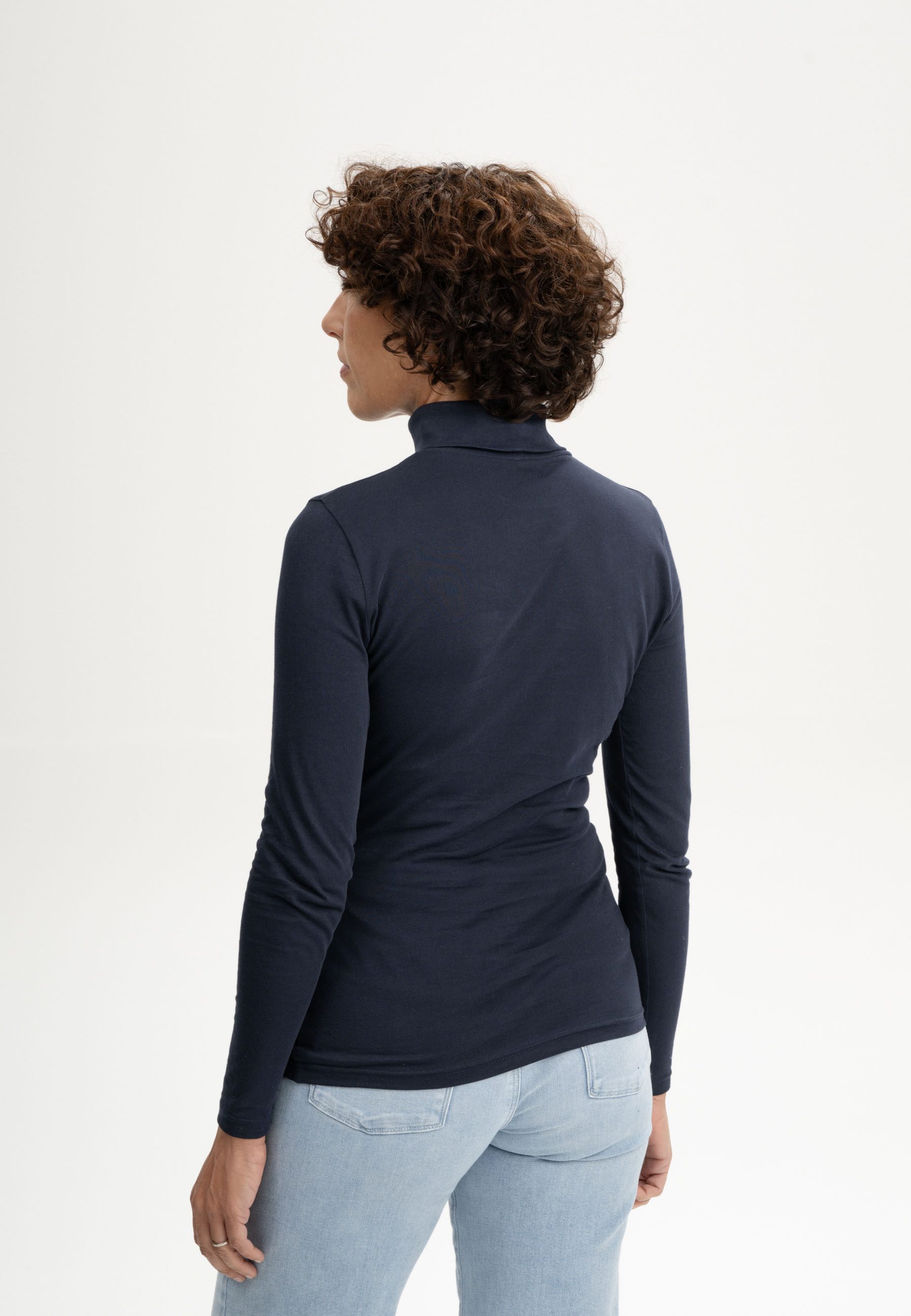 MELA Langarmshirt Damen Turtleneck Shirt ANCHAL günstig online kaufen
