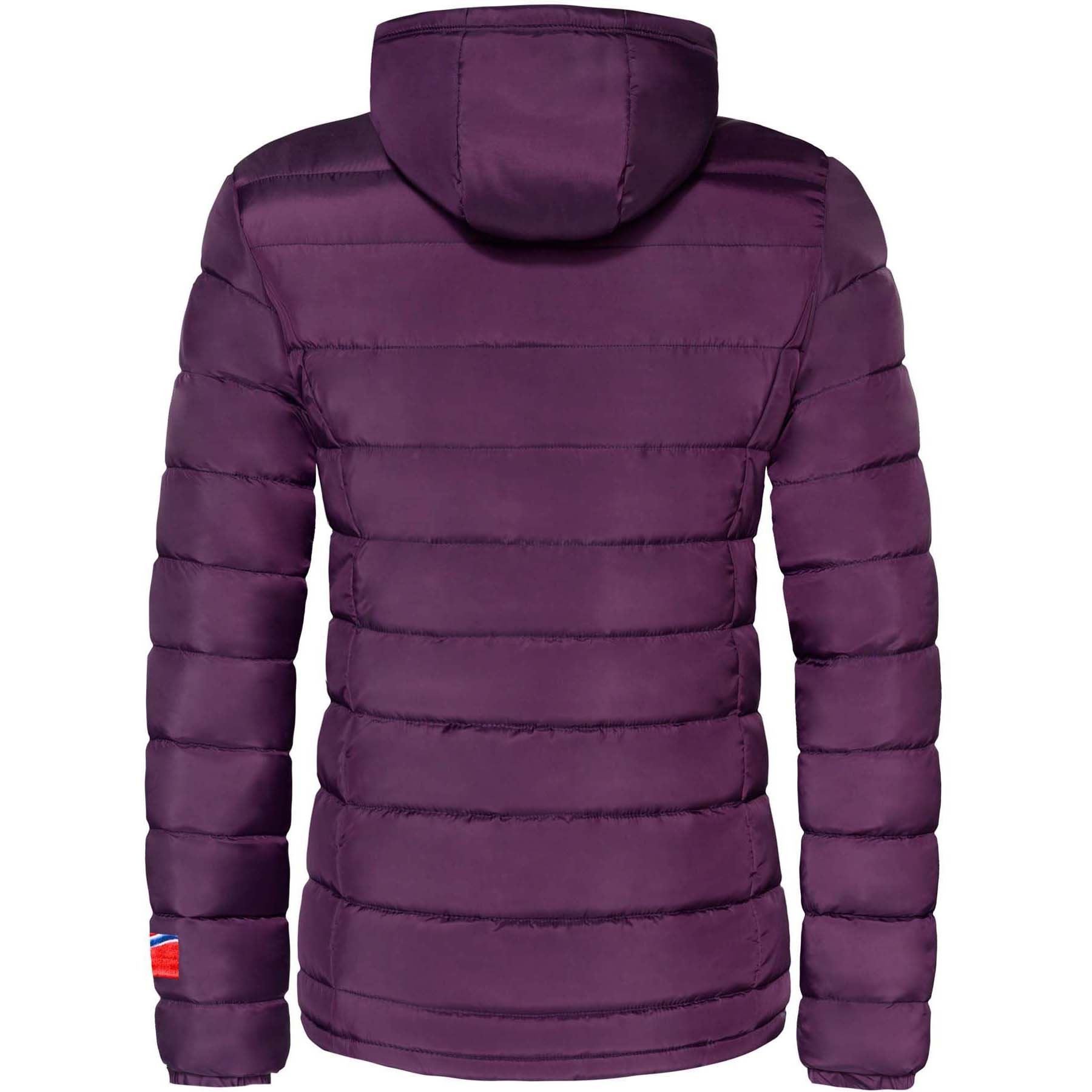 Nebulus Winterjacke GLOWFUR, P4839 - Damen, aubergine, L/40