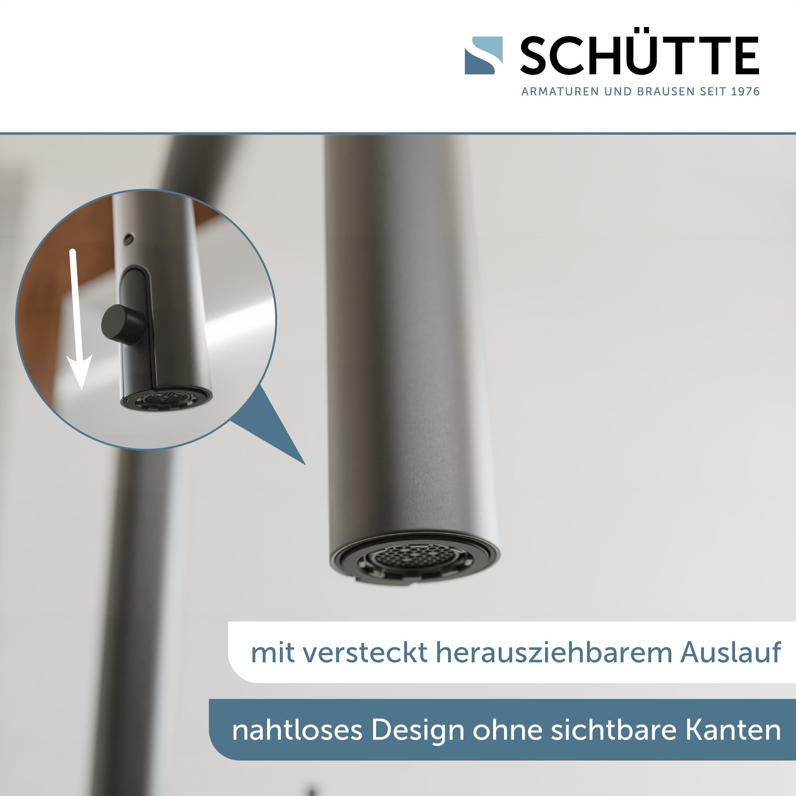 Schütte Spültischarmatur BLACKPOOL energiesp. Cold-Start-Funkt., 360° günstig online kaufen