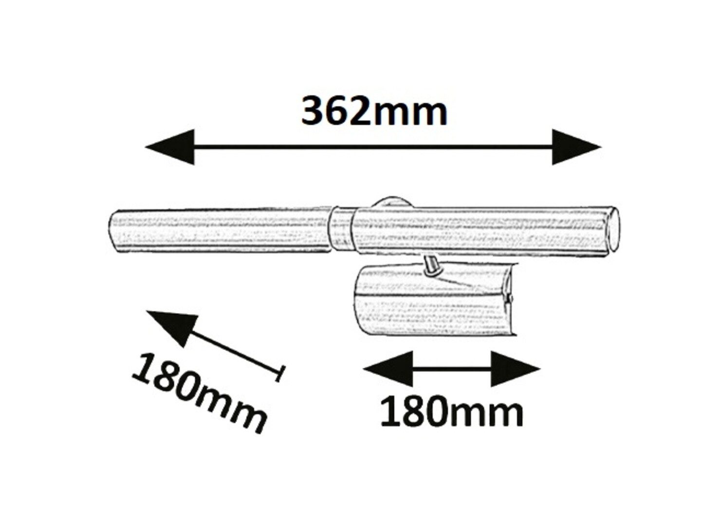 Rabalux Spiegelleuchte "Picture light-Picture light" 2-flammig, günstig online kaufen