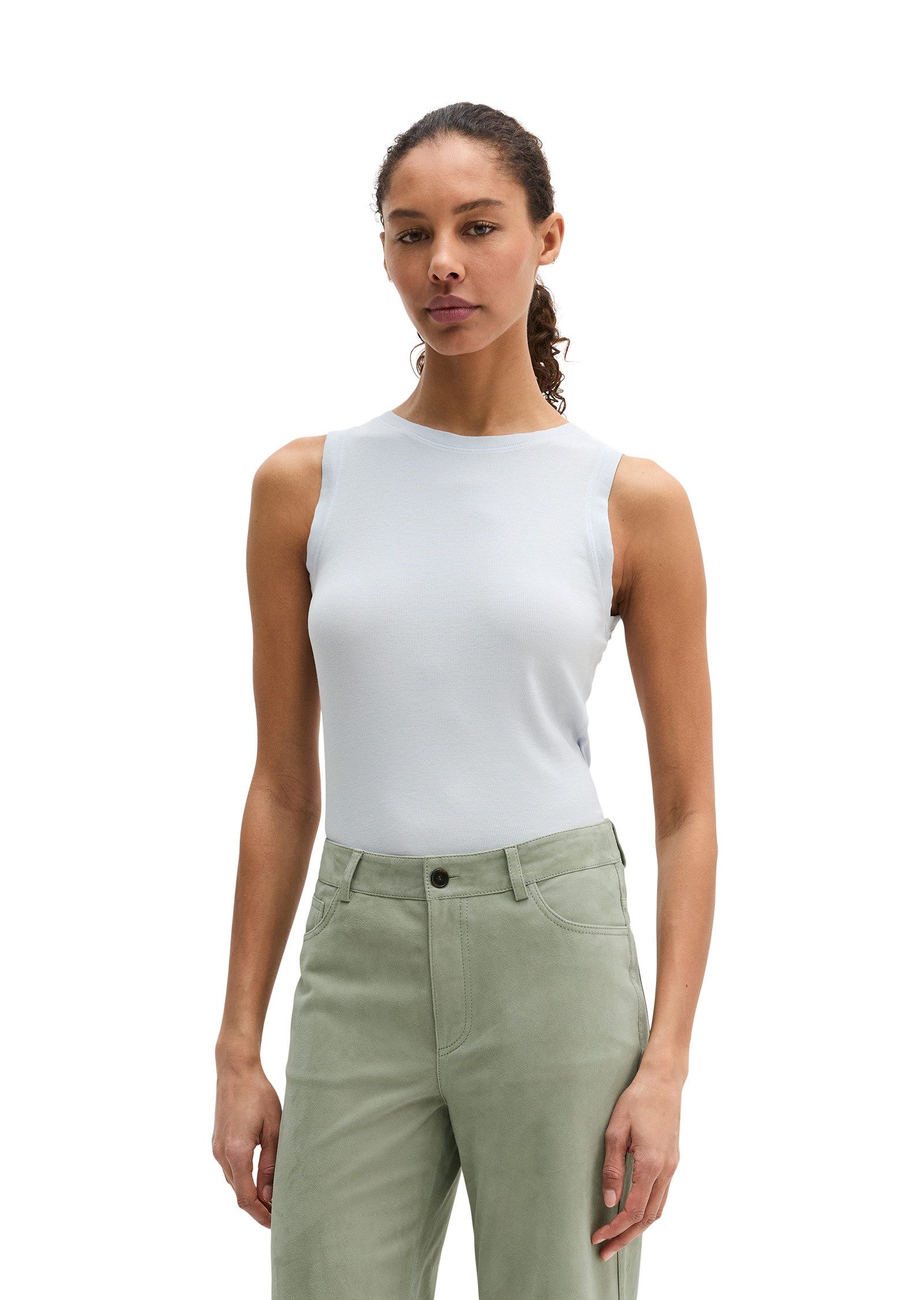 Marc O'Polo T-Shirt aus Rippjersey