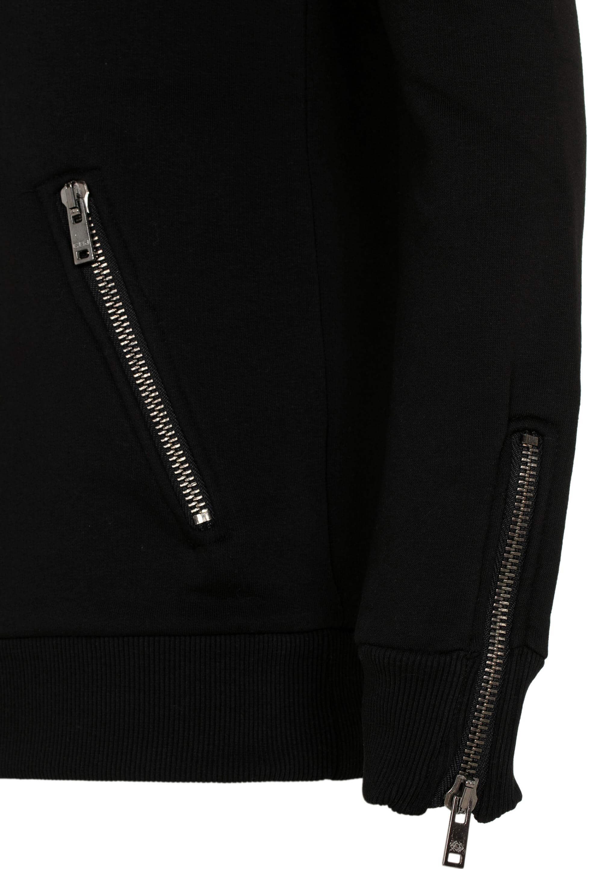 Cipo & Baxx Sweatshirt mit Schlauchkragen schwarz