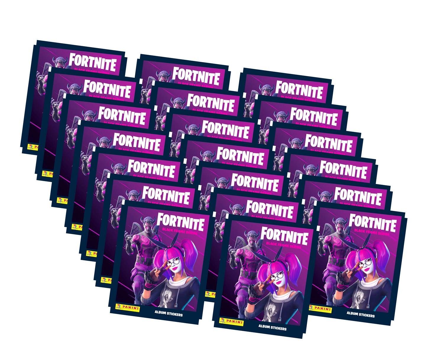Panini Sticker Panini Fortnite 2 Black Frame Sticker (2020) - Fortnite Sammelsticker, (Set)
