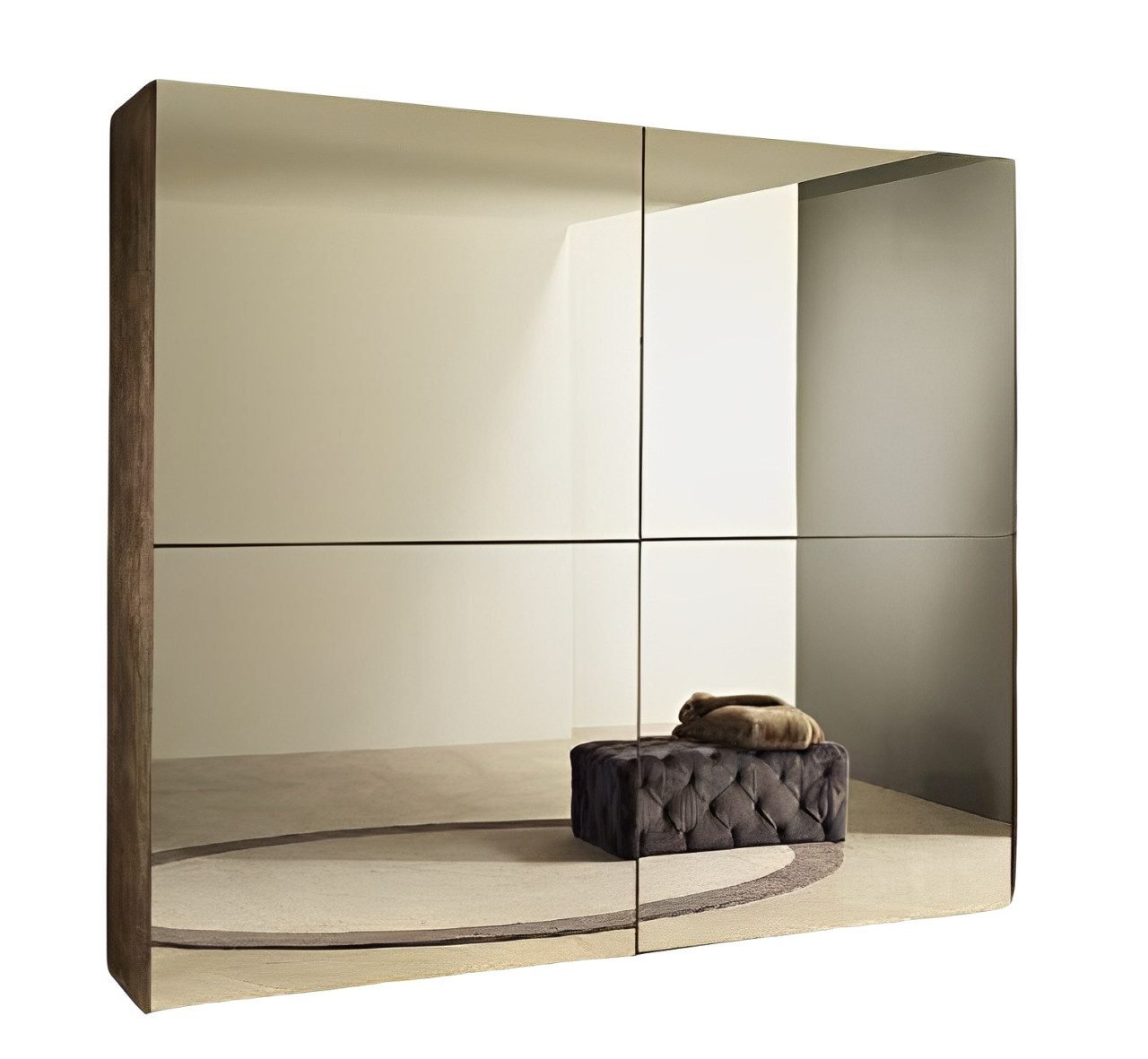 Schiebetürenschrank Schwebetüren-Kleiderschrank in modernem Design mit Stauraum