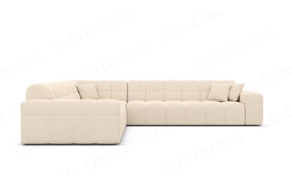 Sofa Dreams Luxus Samtsofa Polsterecksofa Sofa Stoff Form L Eckcouch Ecksofa Modern Ibiza