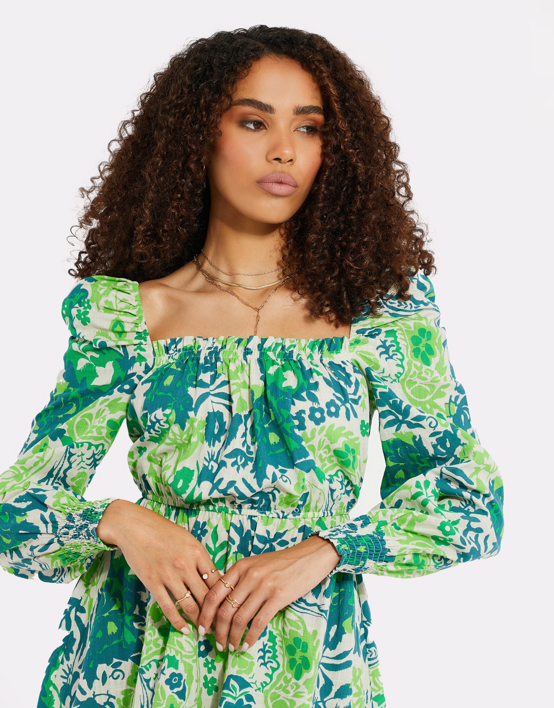 Threadbare Jerseykleid THB Ghostt (1-tlg) mit schönem Print