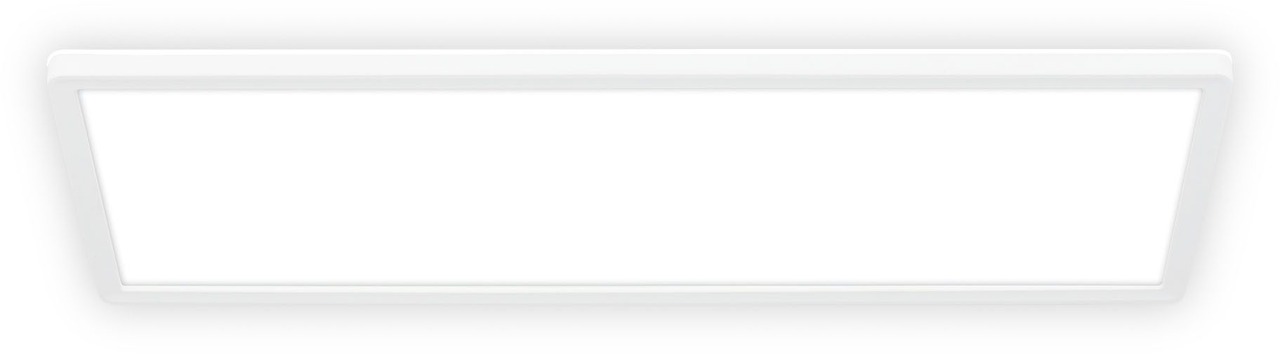 B.K.Licht LED Panel SHALLOW, LED fest integriert, Neutralweiß, 58x20x3 cm, Badlampe, Badezimmer, Küche, Wohnzimmer