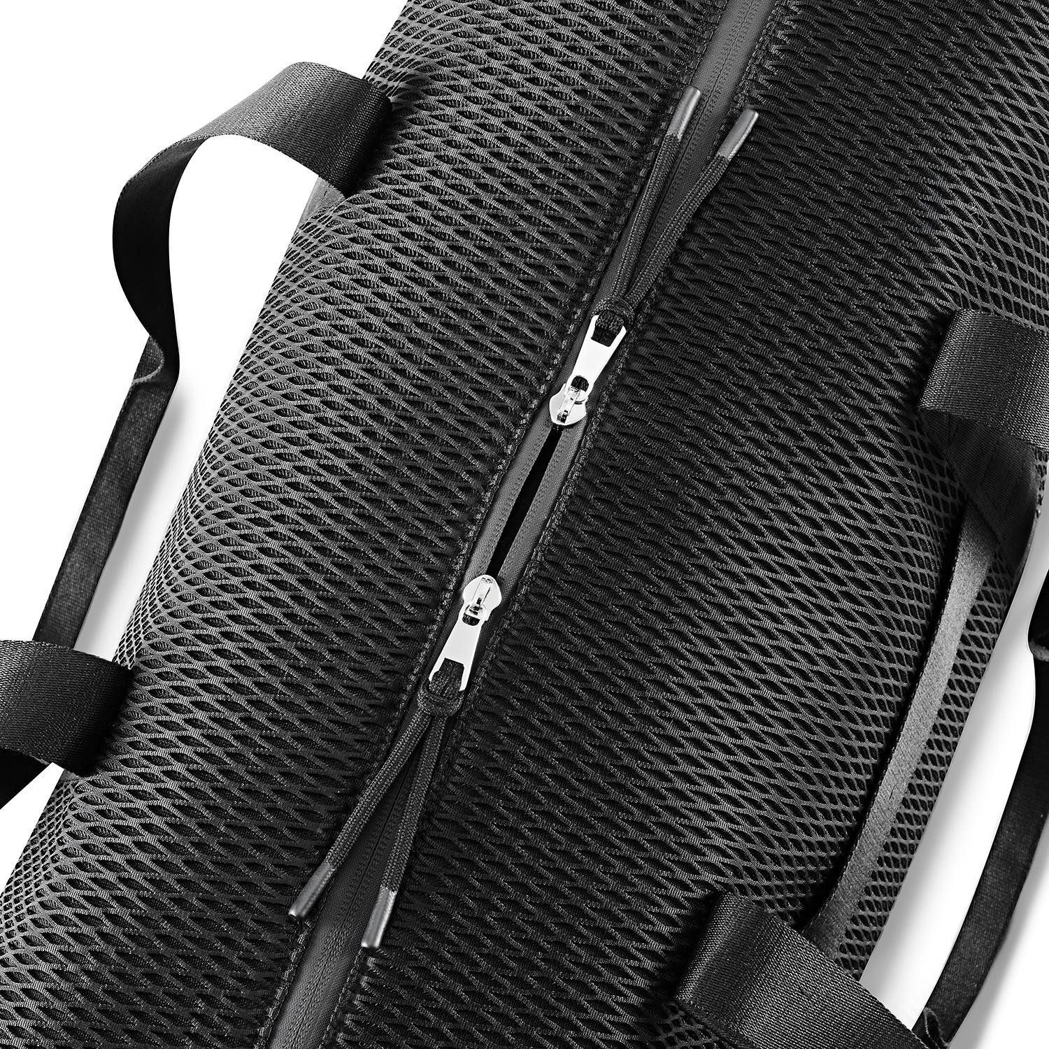 REISENTHEL® Reisetasche EXTRALITE WEEKENDER L, 28 Liter, Schwarz, Mesh, Polyester, Wasserabweisend, B 40 x H 28 x T 20 cm