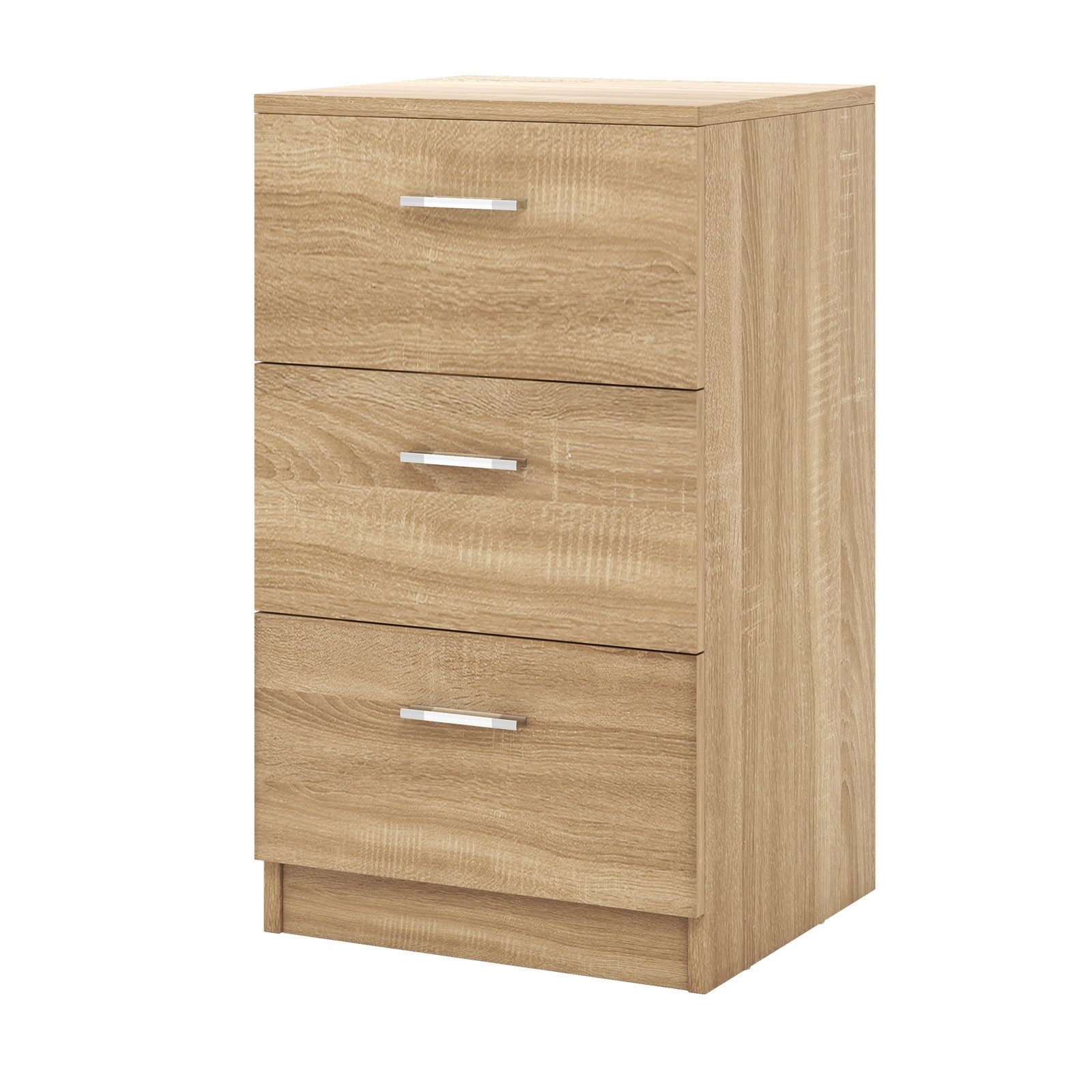 COSTWAY Nachttisch Aktenschrank (1-St), mit 3 günstig online kaufen