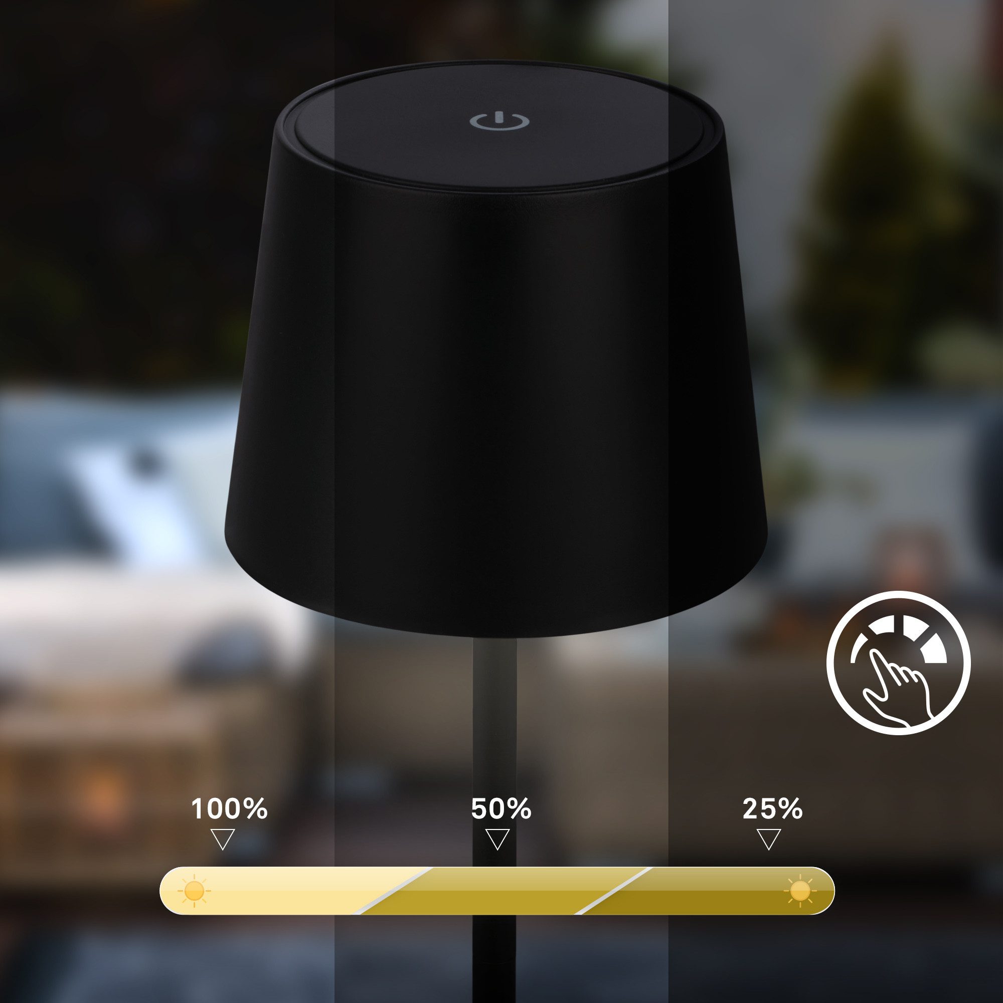 Briloner Leuchten Tischleuchte LED Tischlampe kabellos günstig online kaufen
