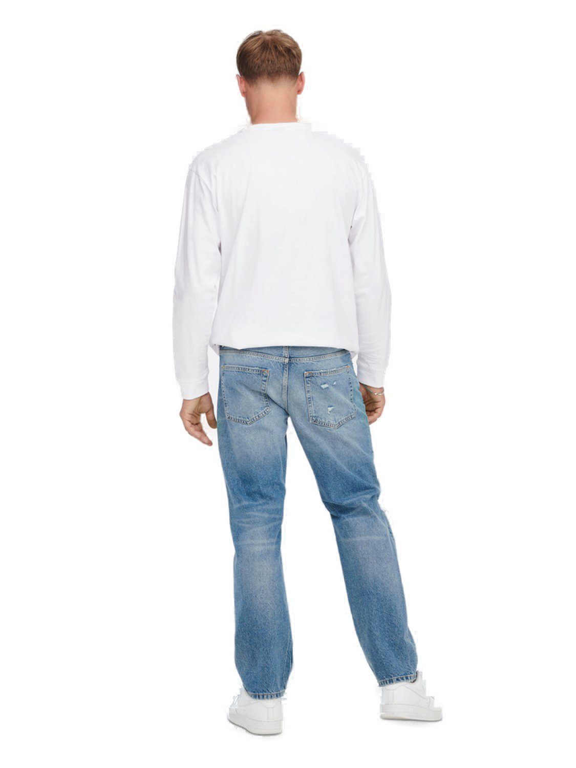ONSEDGE LOOSE aus SONS ONLY & 4067 Relax-fit-Jeans Baumwolle