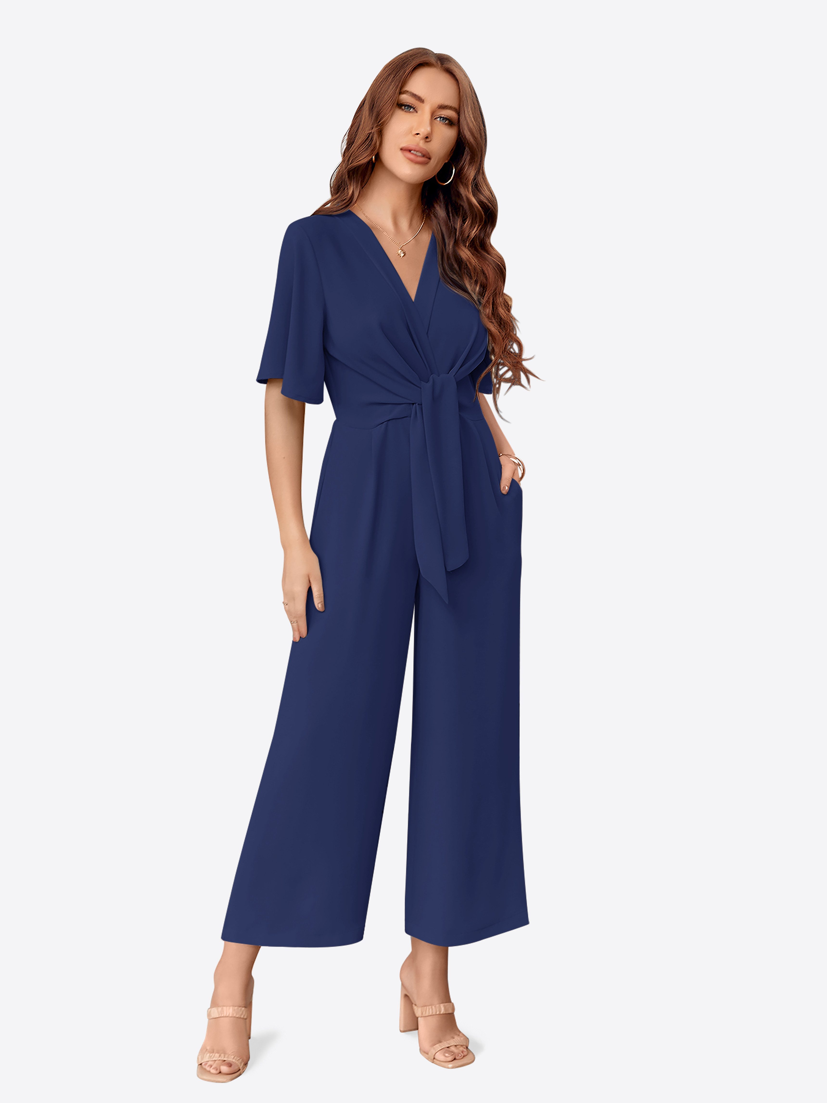 Imily Bela Strampler Damen Elegante Freizeit Jumpsuits (Packung, 1-tlg., 1per-Pack) einfarbig