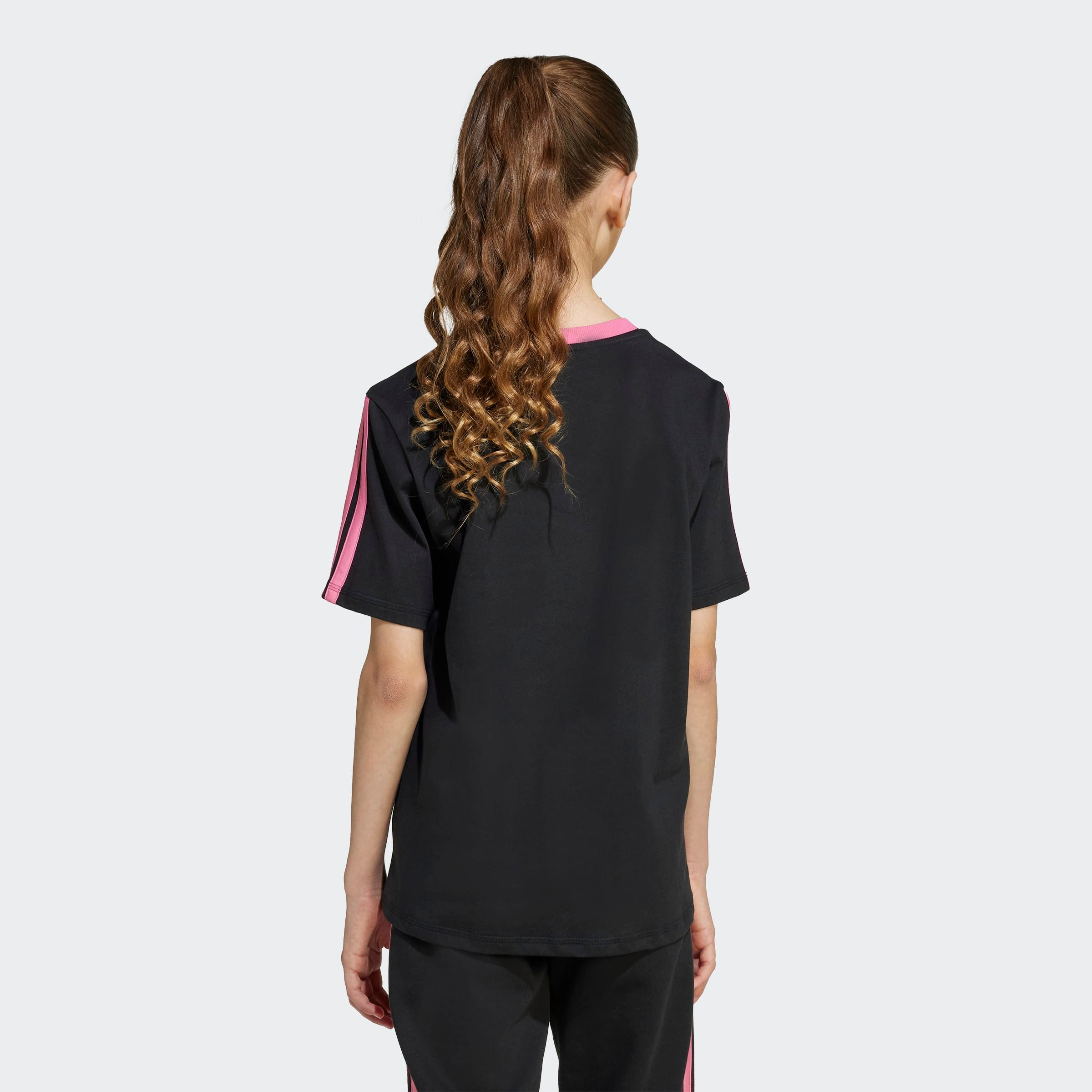 adidas Sportswear T-Shirt JG 3S BF TEE für Kinder, mit Rundhalsausschnitt, ohne Verschluss, aus Baumwolle