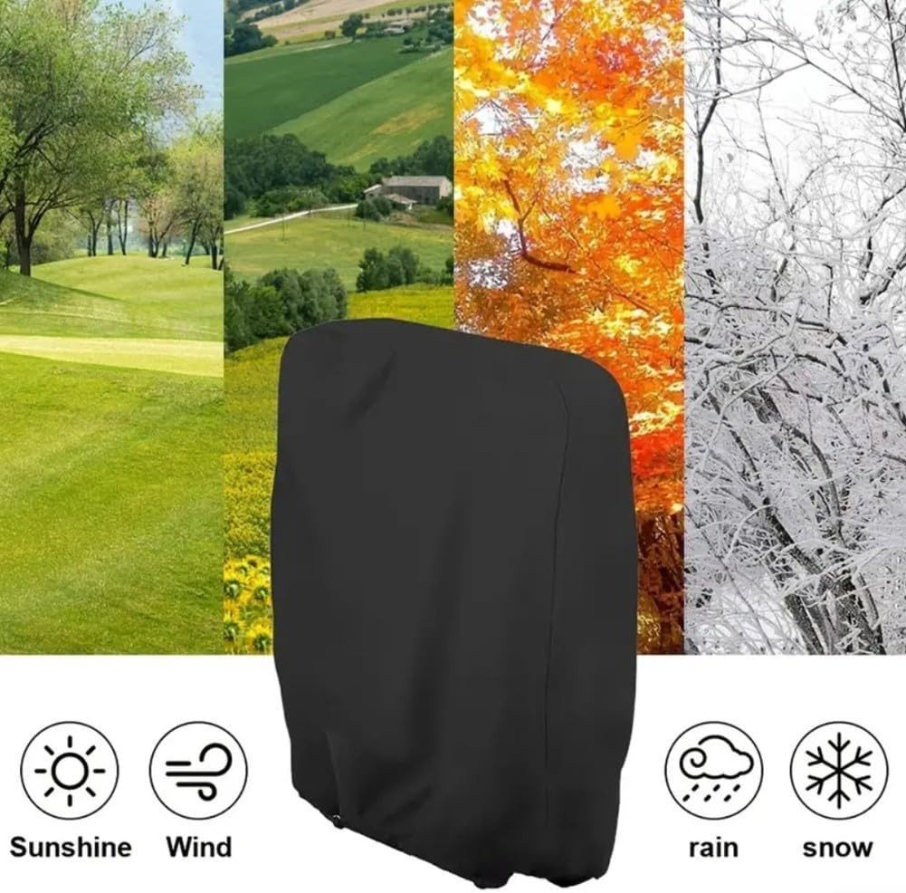 FELIXLEO Sitzgruppe Schutzhülle für Klappstühle Wasserdicht Outdoor Garten Abdeckung, (1-tlg) – Bild 4 von 4