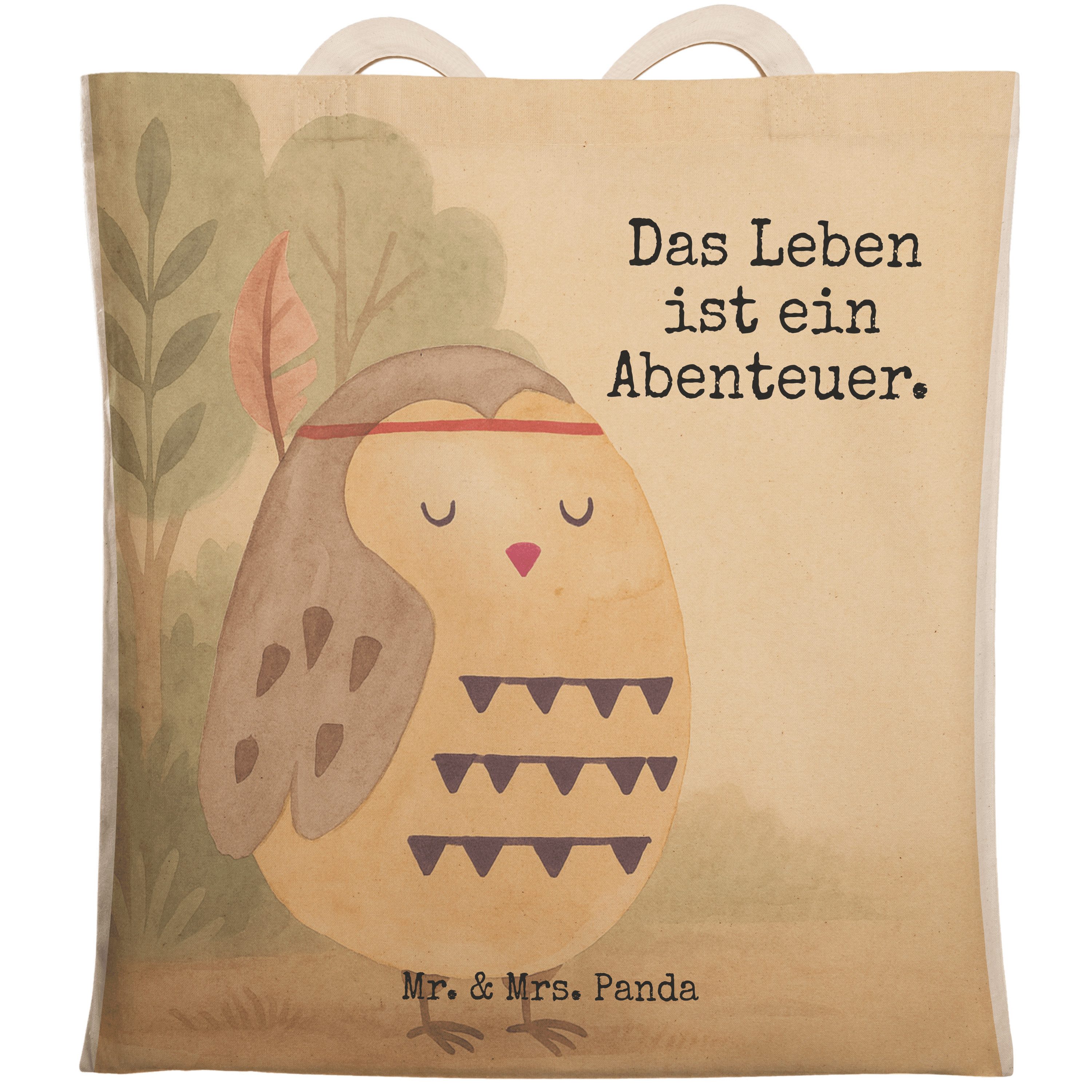 Tragetasche Eule Federschmuck Design, Beutel, Weiß, Owl, Tote Bag, Deko, shopping