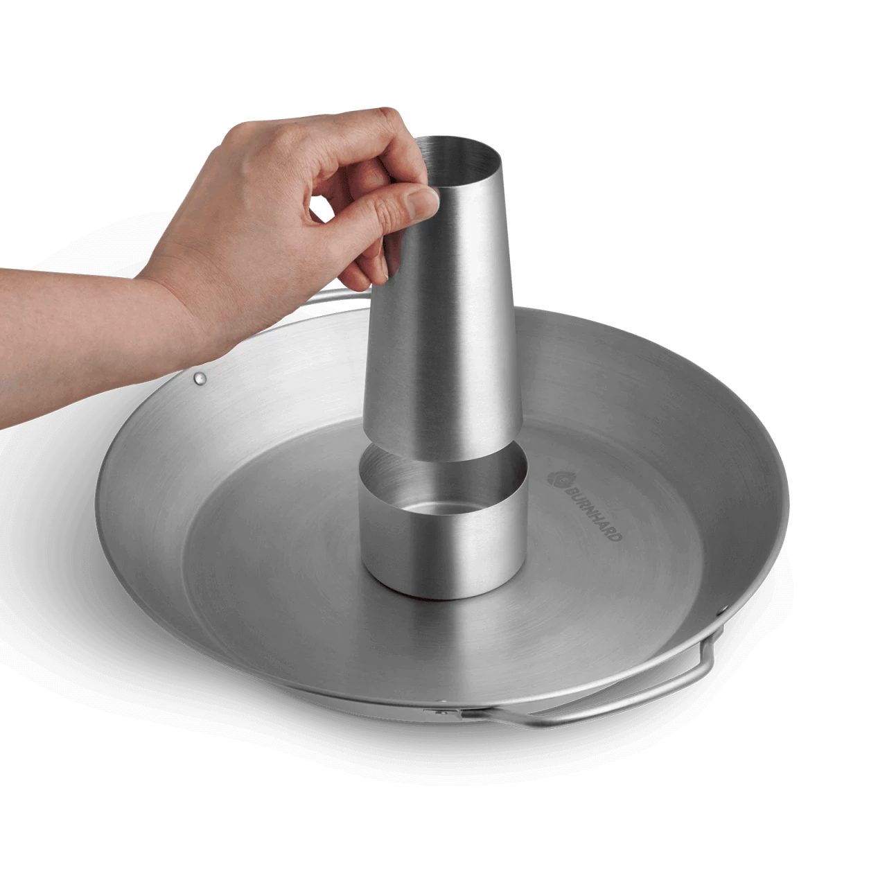 BURNHARD® Hähnchenbräter mit Gemüsepfanne