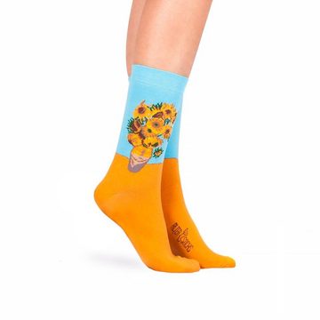 AlterSocks Freizeitsocken Lustige Socken Blumen Socken Damen & Herren Unisex Größe 36 – 45 (1 Paar)