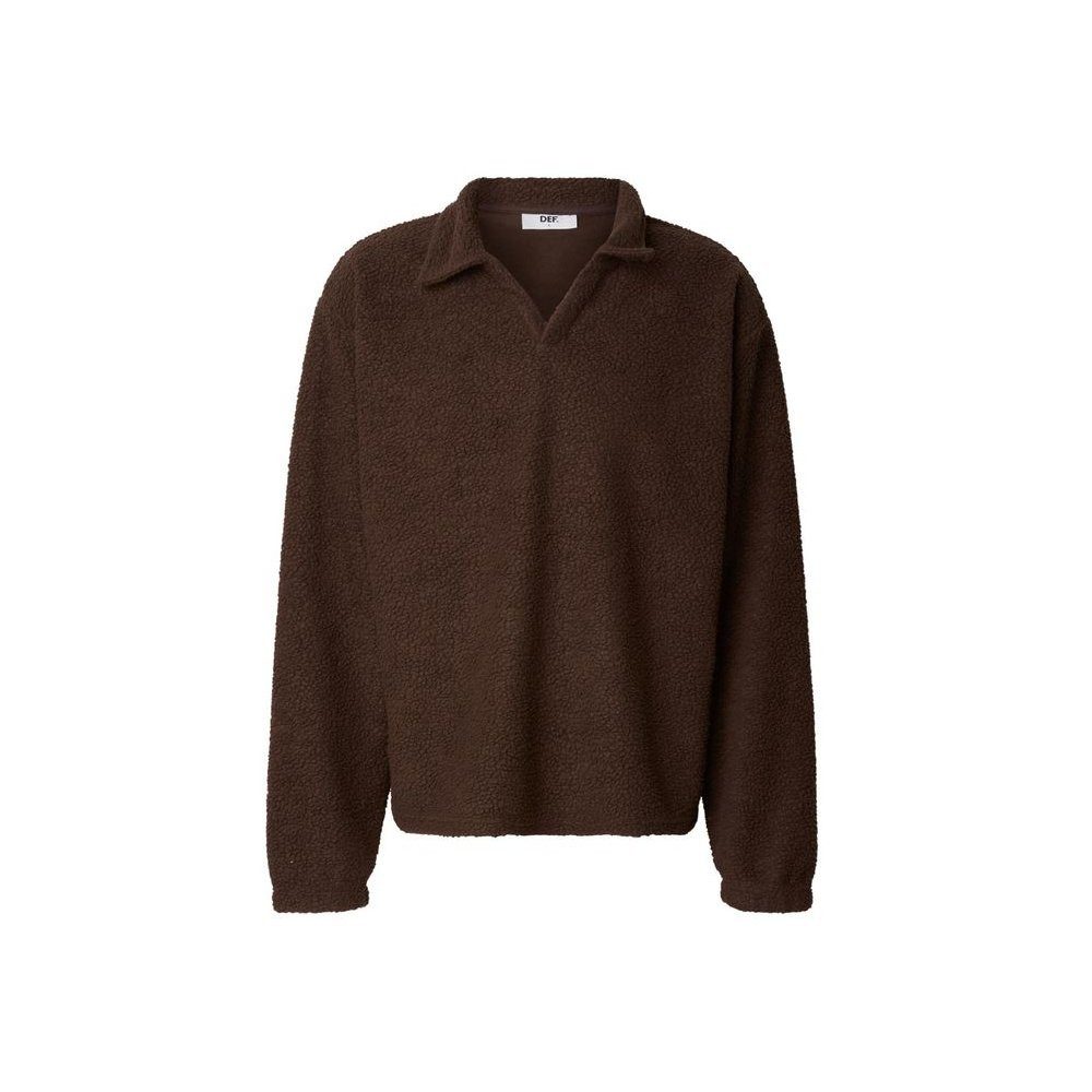 DEF Rundhalspullover Teddy Pullover
