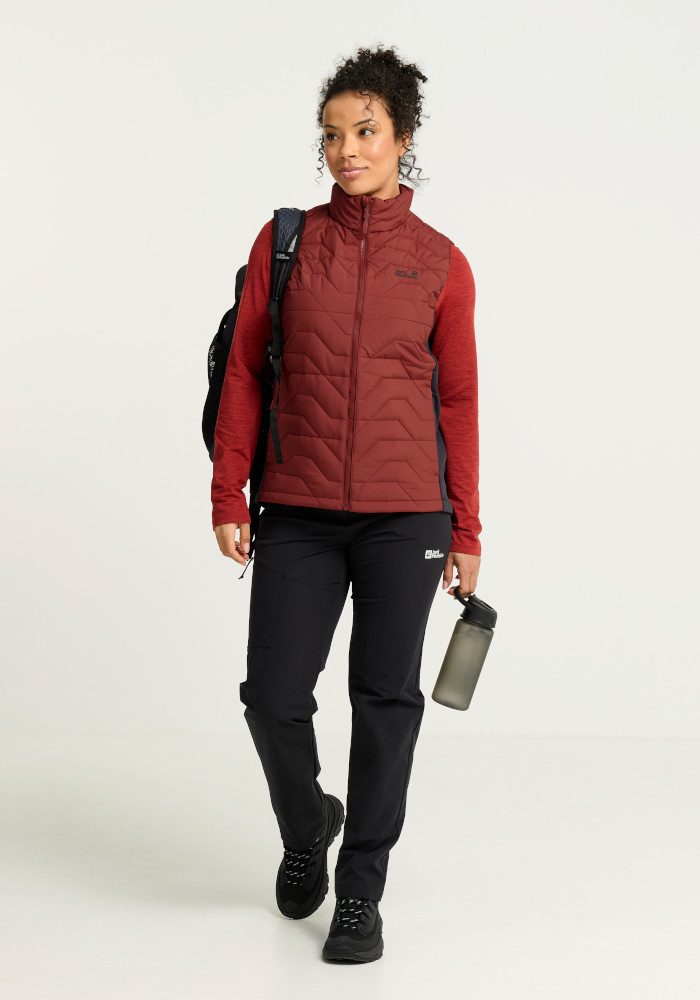 Jack Wolfskin Funktionsweste FLEXTREK INS VEST W Isolationsweste, warm, 3-in-1 kompatibel