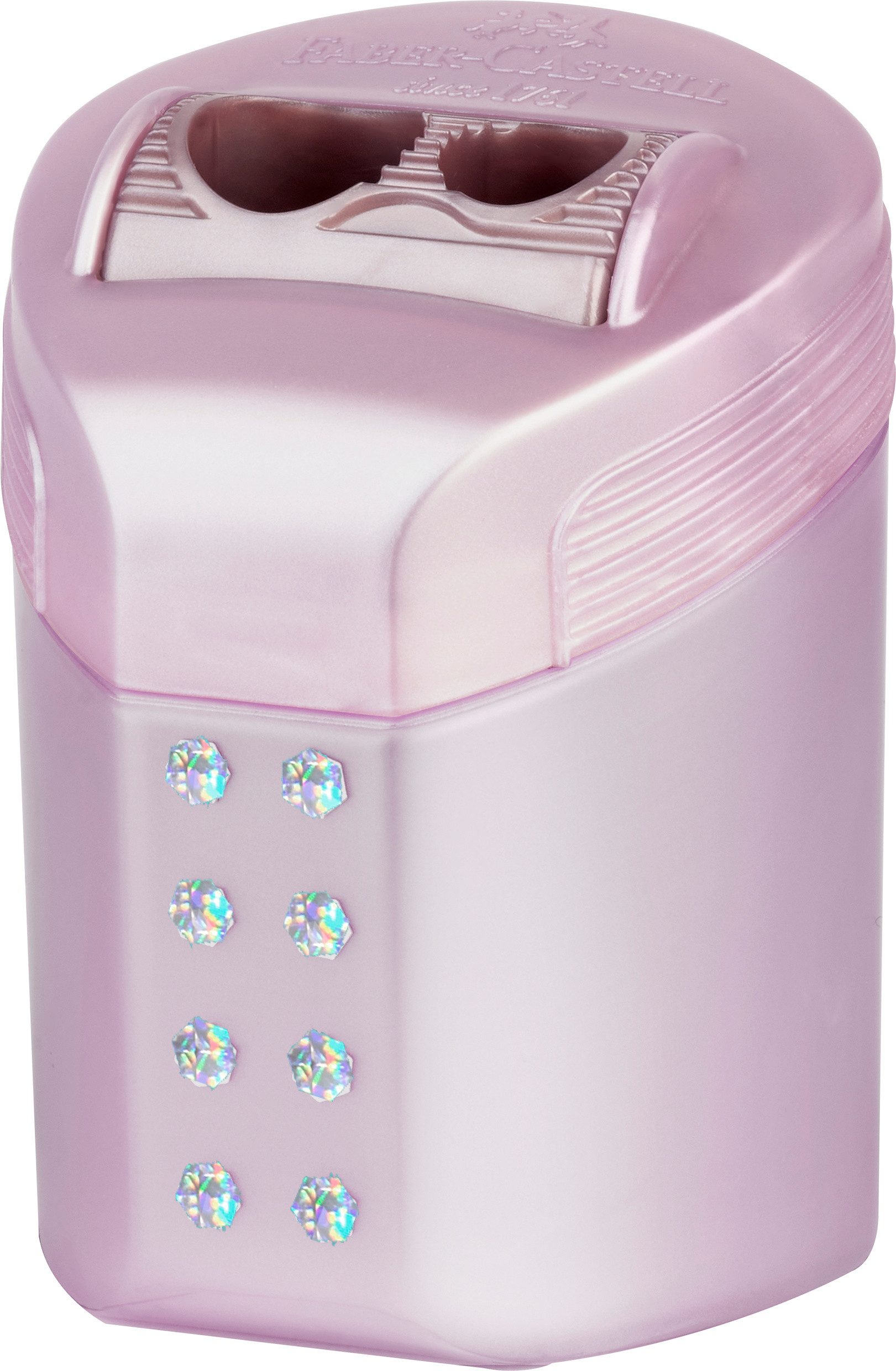 Faber-Castell Anspitzer Faber Castell Doppelspitzdose konisch Sparkle RollOn sort