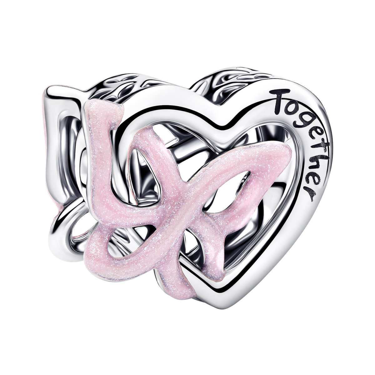Pandora Bead 794475C01, Silber Verschlungenes Herz & Schmetterling