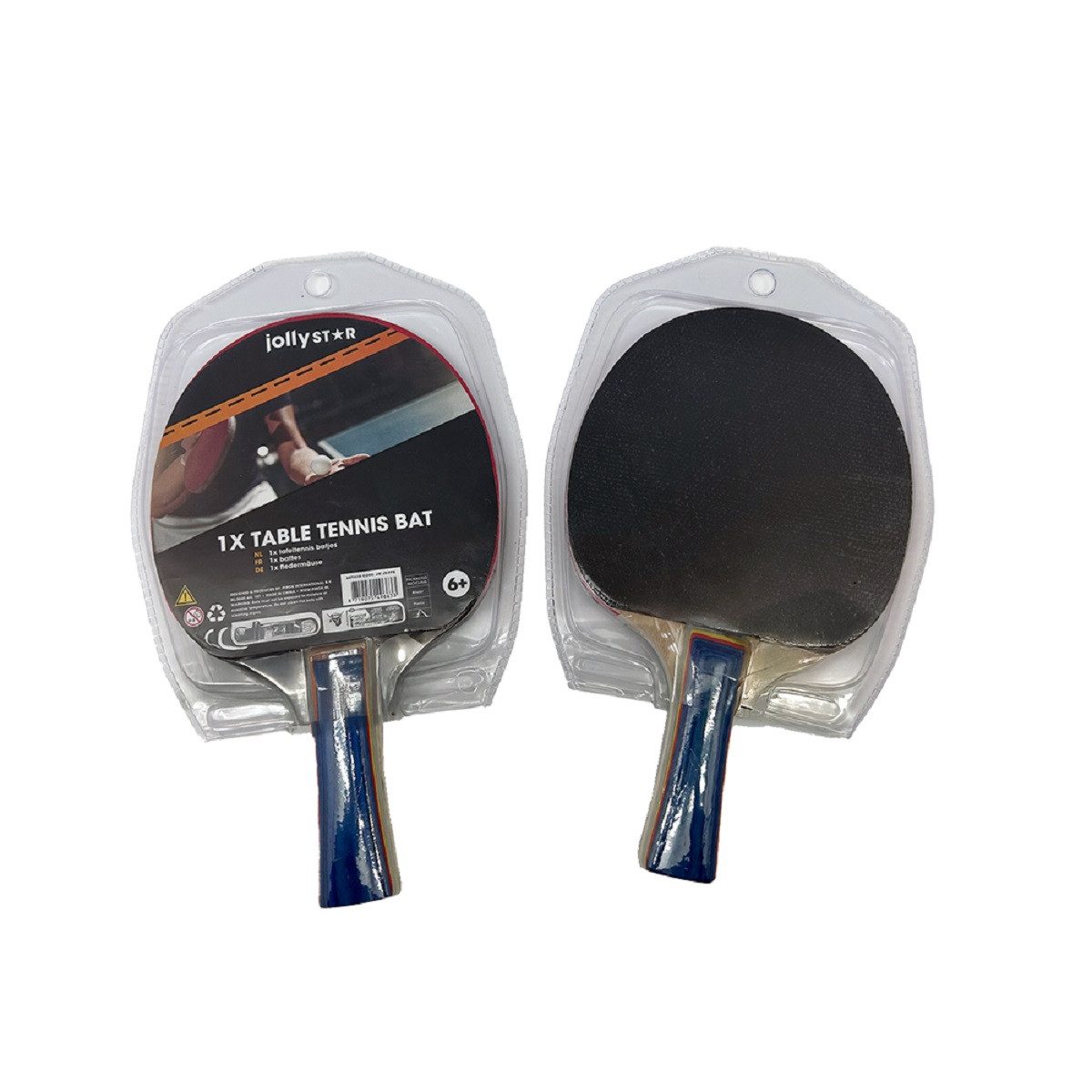 Tischtennisschläger Tischtennisschläger (1 Stück) – 8 mm Polarholz & Profi-Belag