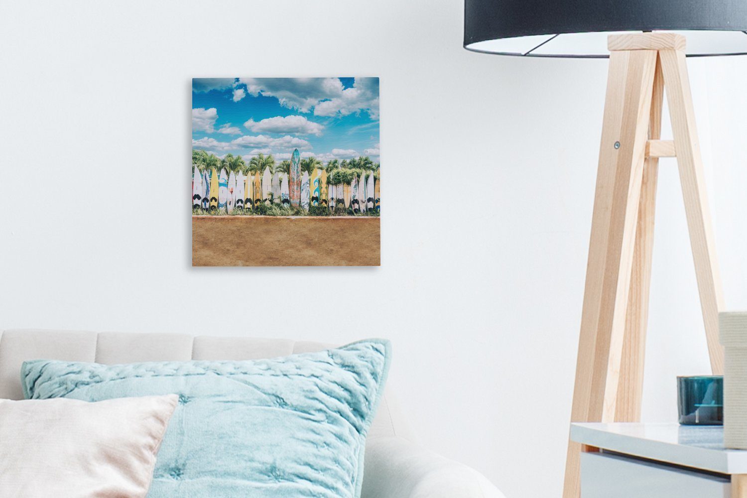 (1 Reihe, Leinwand Surfbretter Bilder in St), für OneMillionCanvasses® einer Schlafzimmer Wohnzimmer Leinwandbild