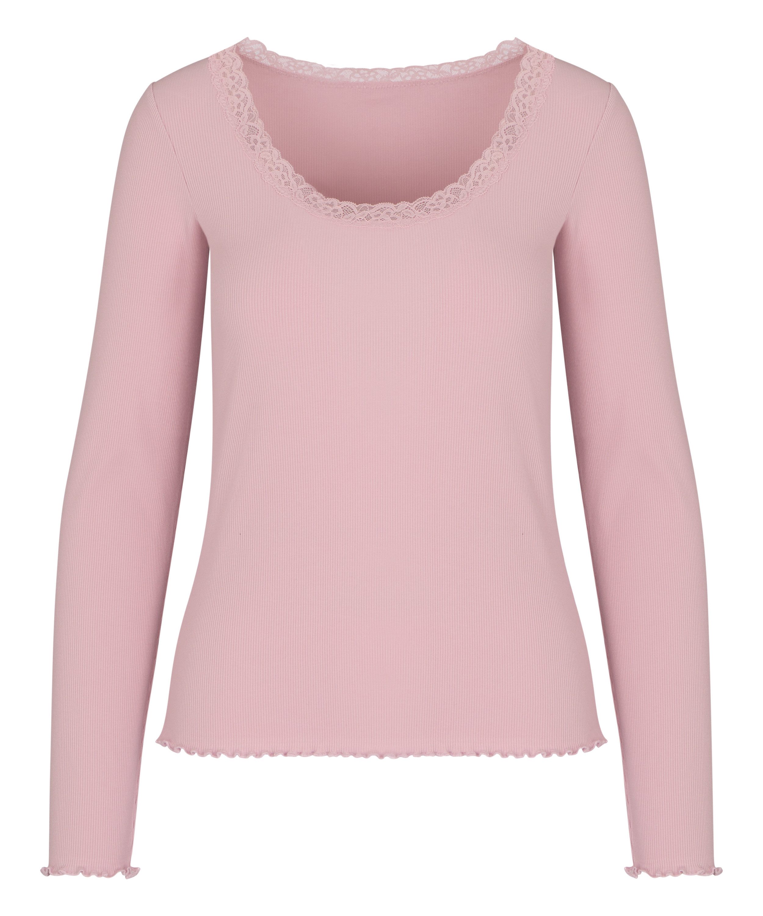 Hunkemöller Pyjama Top Jersey Lace – Bild 5 von 5