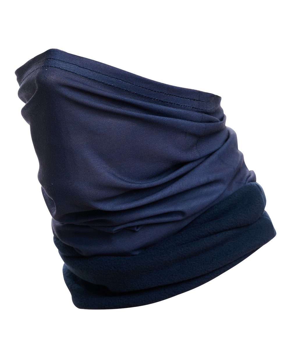 Hilltop Fleeceschal Polar Halstuch, mit Kopftuch, Schlauchschal, Schal Blau Fleece