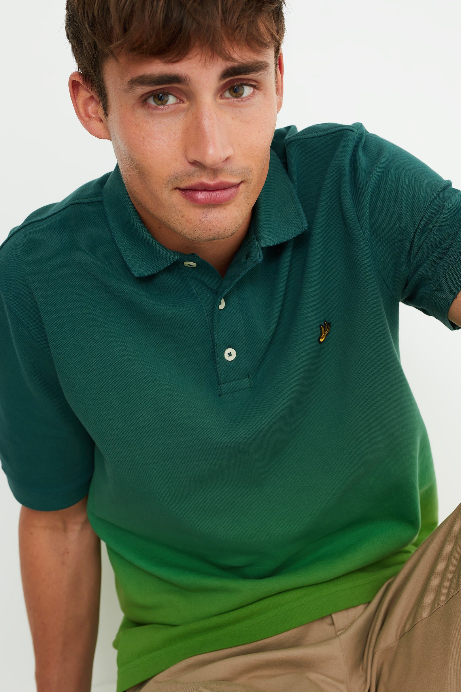 Fashion WE Poloshirt (1-tlg) Grün