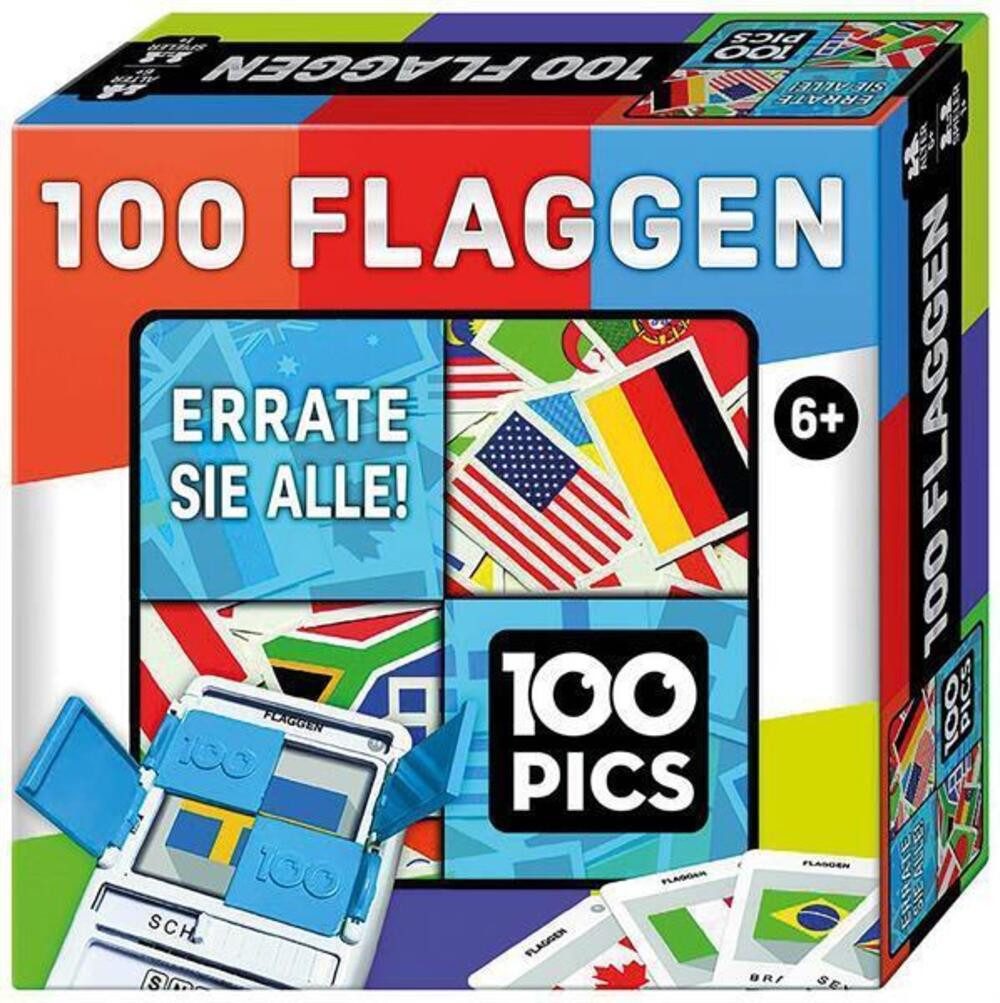 BrainBox Spiel, 100 PICS Flaggen (Spiel)