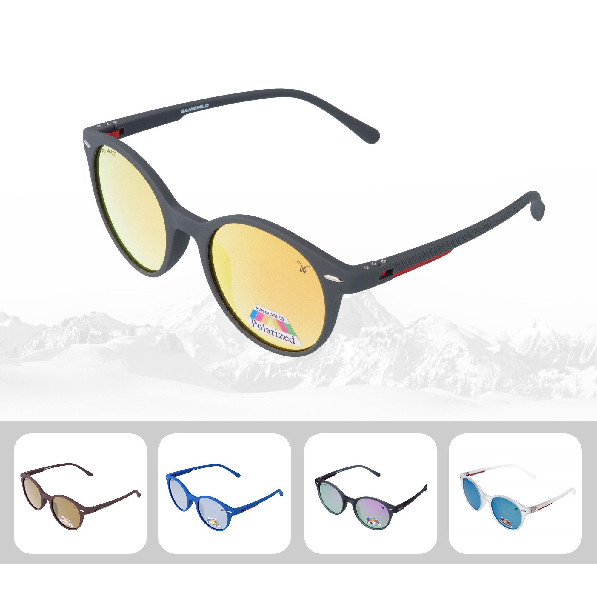 Gamswild Sonnenbrille UV400 GAMSSTYLE Modebrille Softtouch, günstig online kaufen