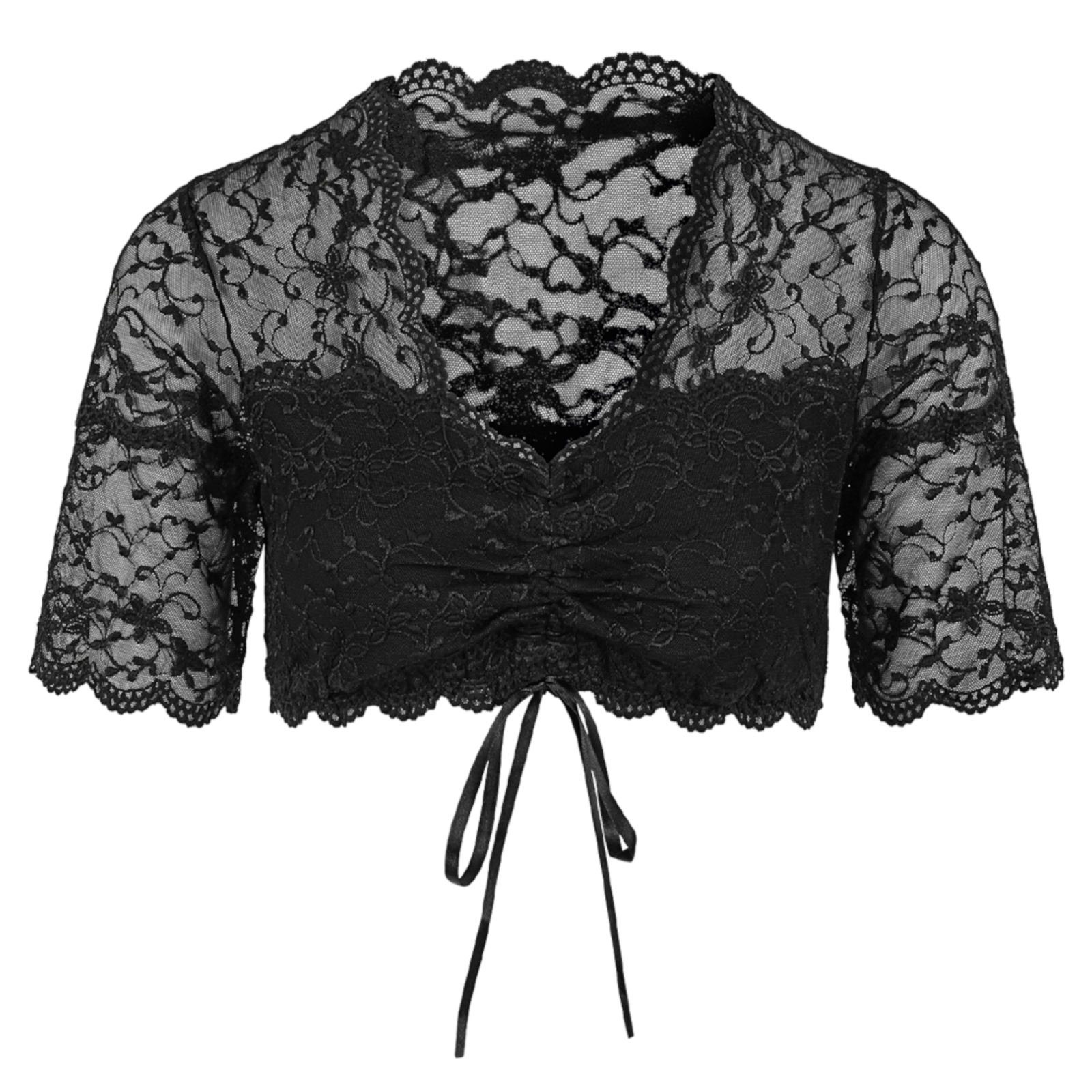 Dirndlbluse Nina von C. Dirndl Bluse (30 Schwarz)