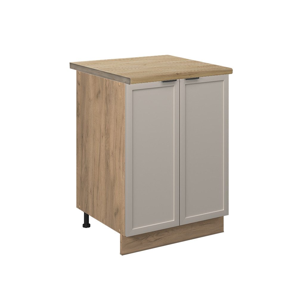 Vicco Unterschrank Fame-Line, GrauBeige/Goldkraft Eiche, 60 günstig online kaufen