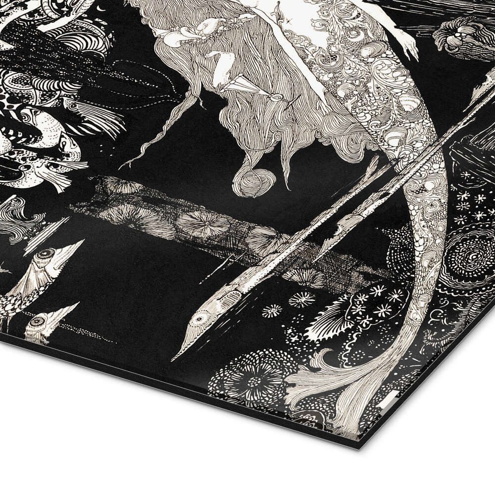 Posterlounge Wandbild Die kleine Meerjungfrau, Harry Clarke, erhältlich als Poster, Leinwandbild, Wandsticker oder Acrylglasbild